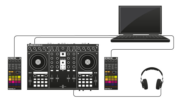 Native Instruments/TRAKTOR KONTROL F1の紹介です。