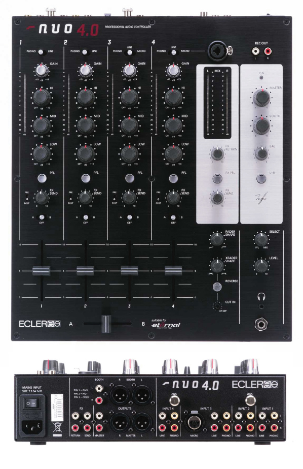 ECLER/DJミキサー/NUO4.0 -DJ機材アナログレコード専門店OTAIRECORD