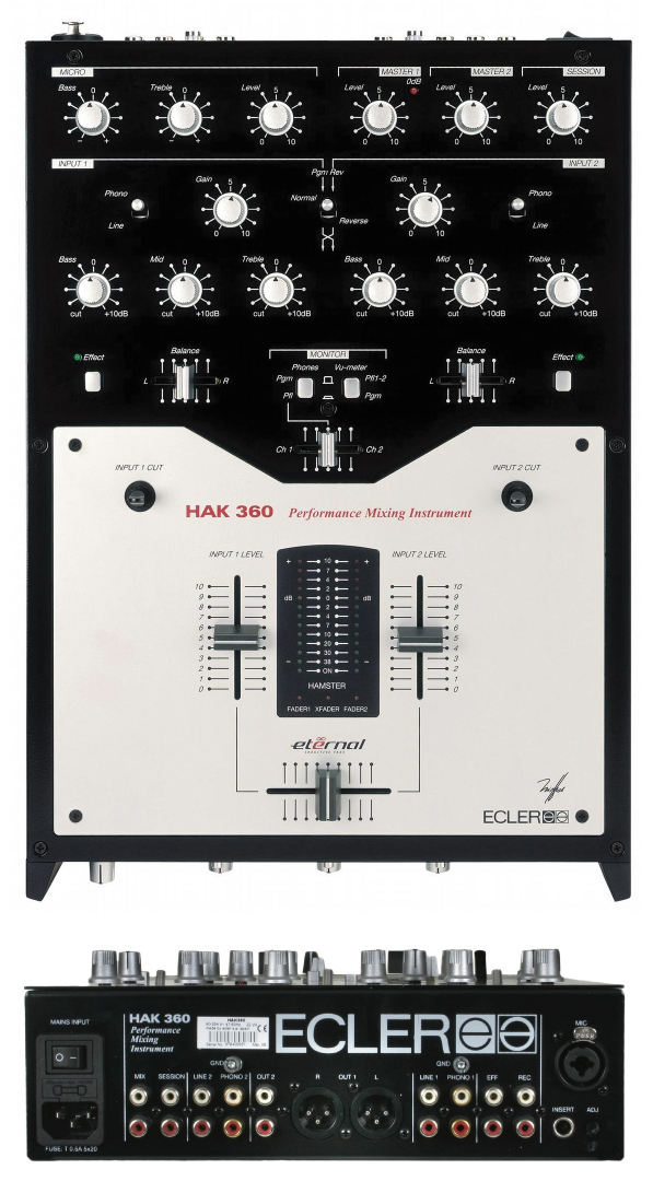 ECLER/DJミキサー/HAK360 -DJ機材アナログレコード専門店OTAIRECORD