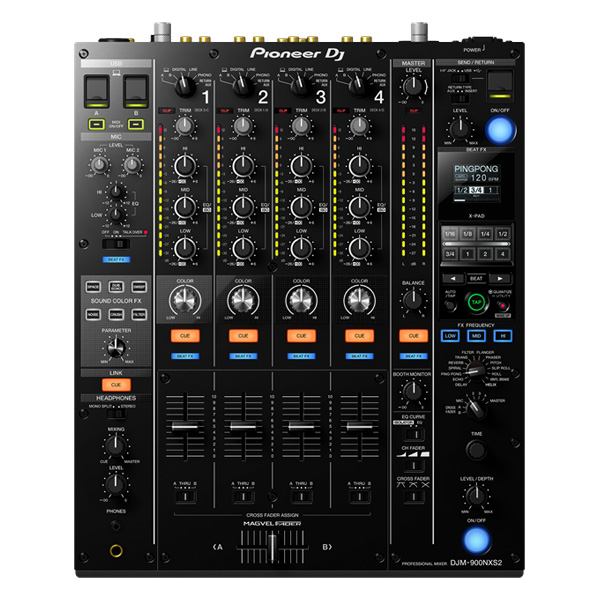 Pioneer DJの最高峰のサウンドを。4CH仕様クラブの定番ミキサー、DJM