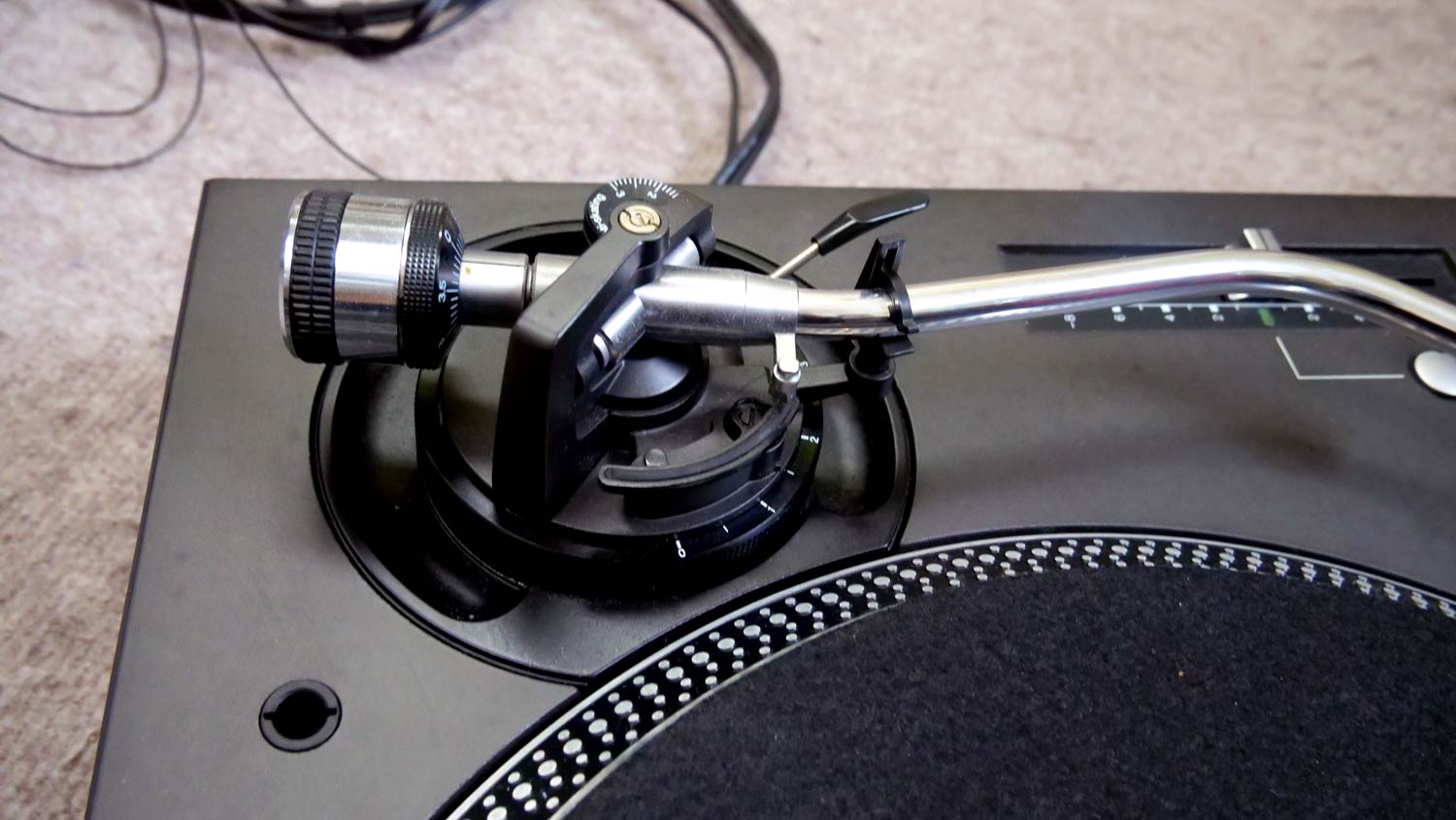 中古品のTechnicsのターンテーブル、SL-1200MK3D-Kのご紹介です。