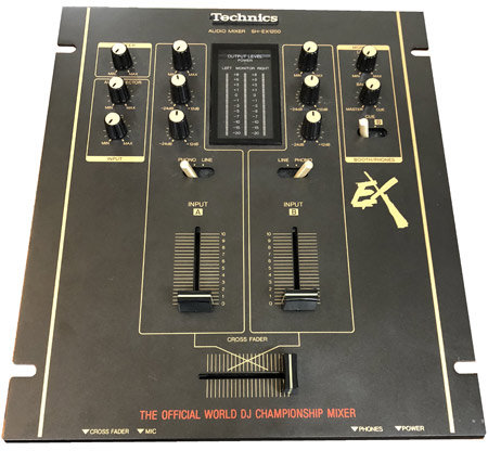 中古品】Technics/DJミキサー/SH-EX1200-K -DJ機材アナログレコード
