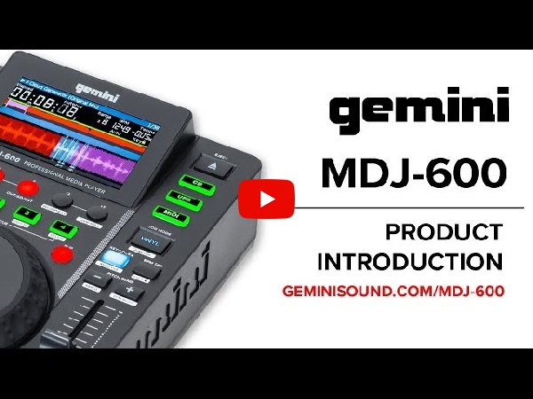 GEMINI「MDJ-600」CDJでありながらUSBメモリも使用可能なマルチDJ