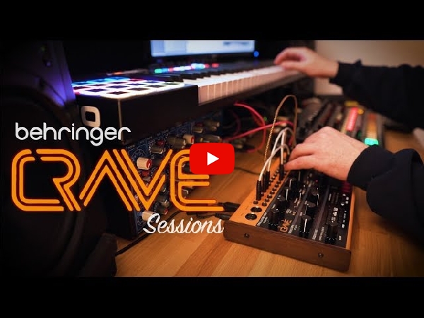 BEHRINGERのセミモジュラーシンセサイザー「CRAVE」をご紹介いたします！
