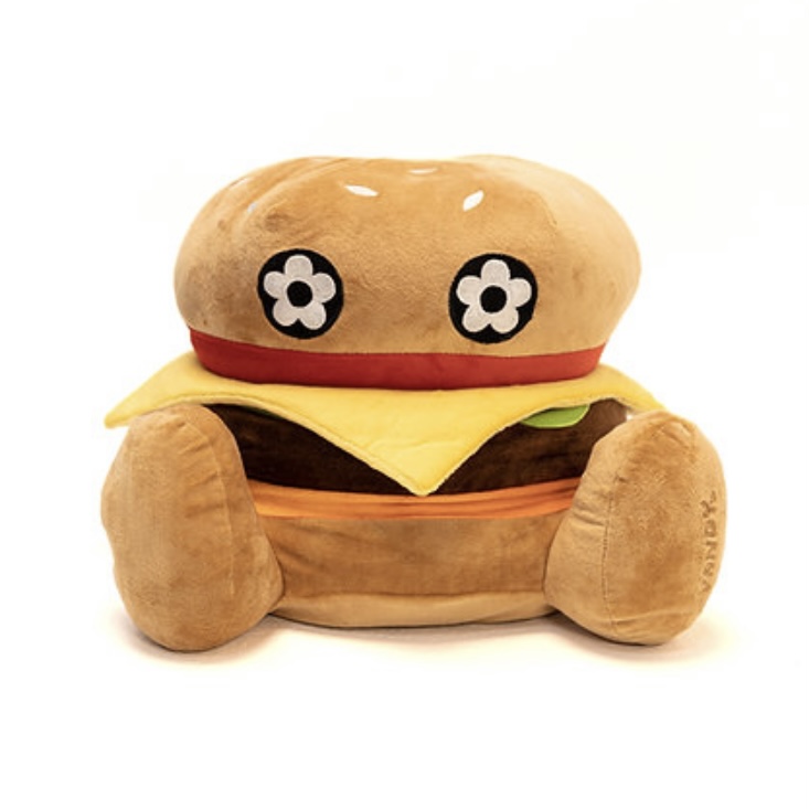 VANDYTHEPINK / burger plushy toy - OTHELLO KUMAMOTO
