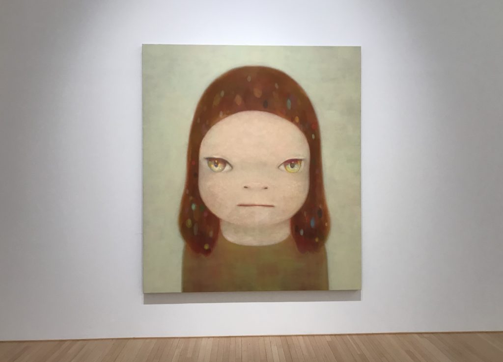 奈良美智さん(Yoshitomo Nara)の新作展示 杉戸洋さん、村瀬恭子さんの