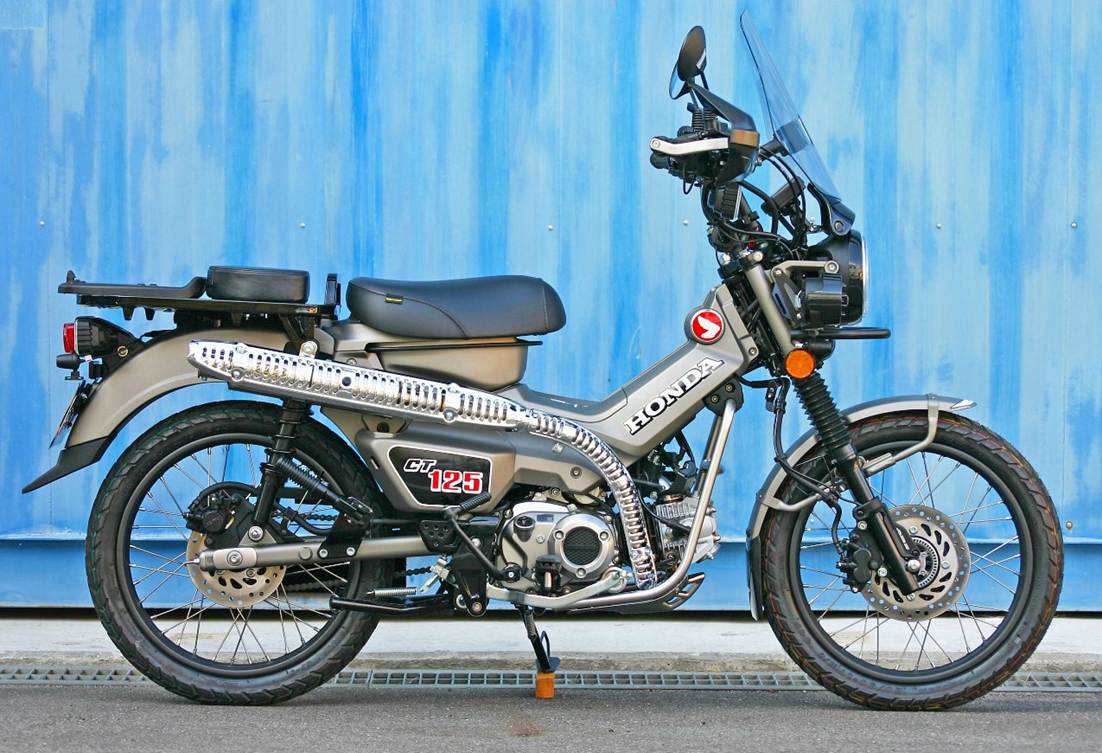 CT125 ハンターカブ JA65 OUTEX UPマフラー アップマフラー アウテックス