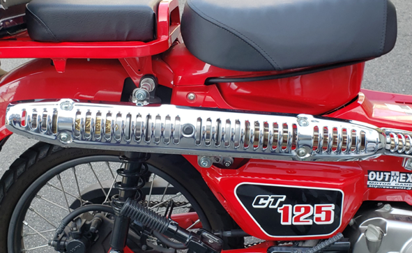 CT125 ハンターカブ JA65 OUTEX UPマフラー アップマフラー アウテックス