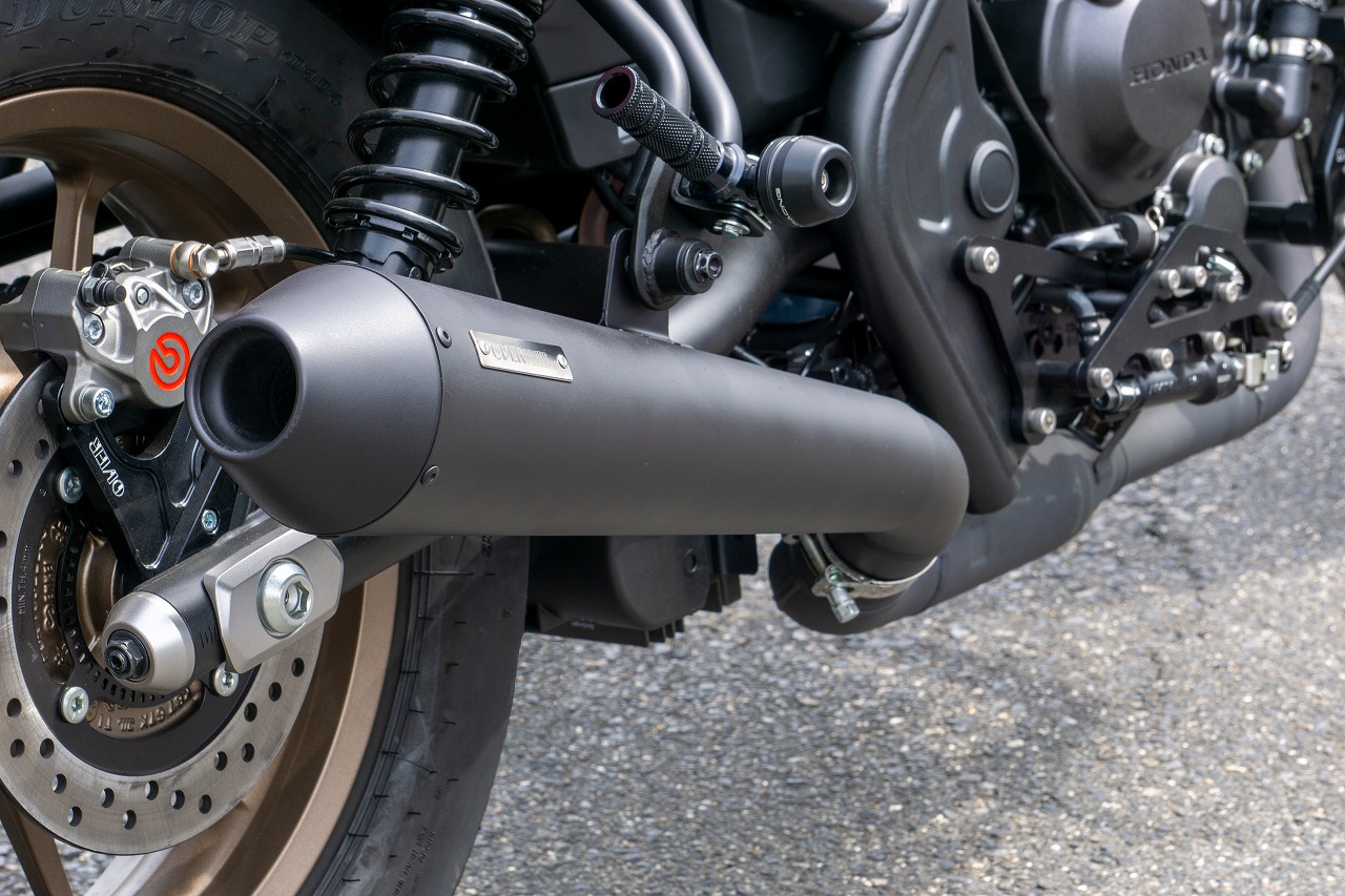 Rebel250/Rebel250 S Edition 2023年モデル対応スリップオンマフラーが登場