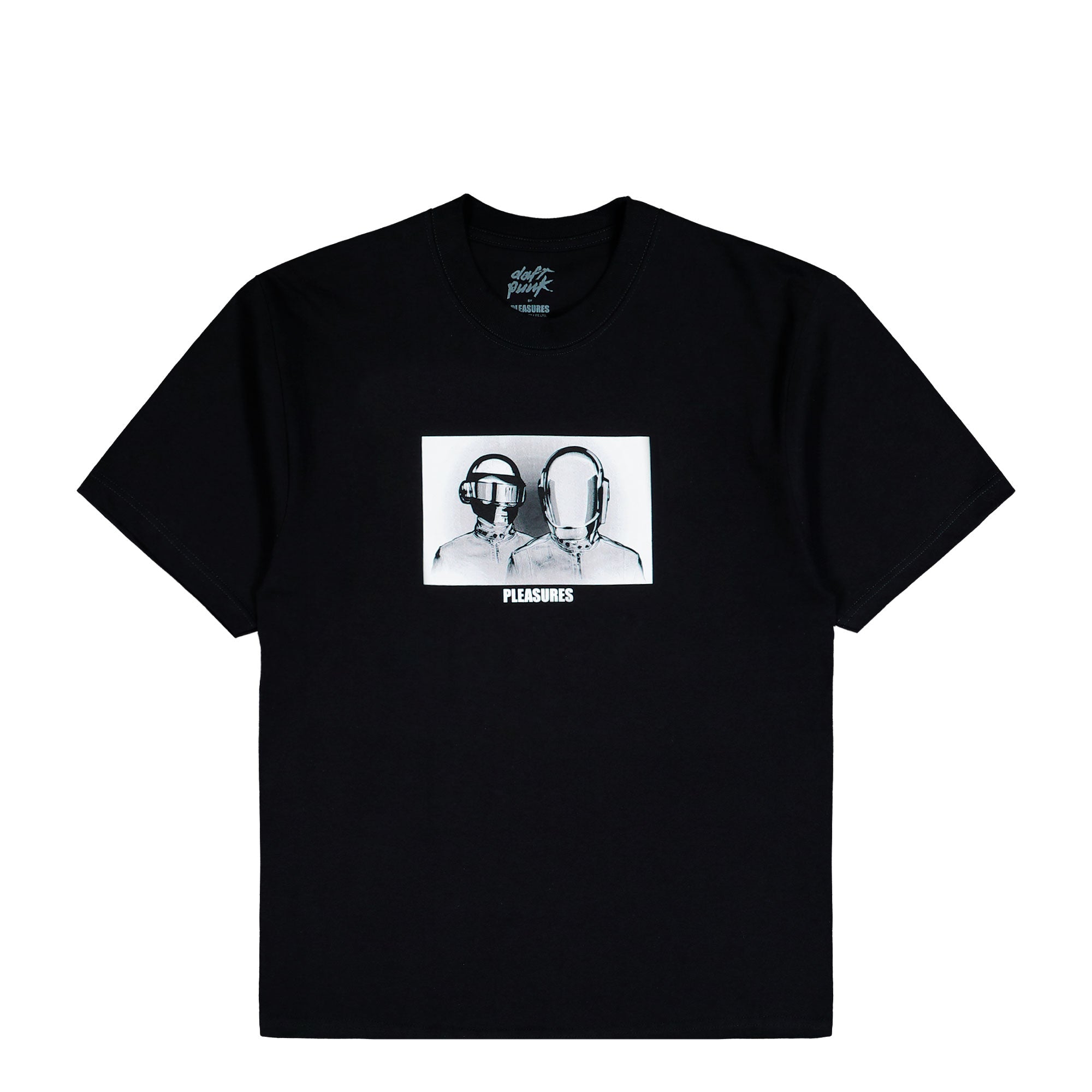 Daft Punk x Pleasures Inverted T-Shirt P25DP017-Black | OVERKILL