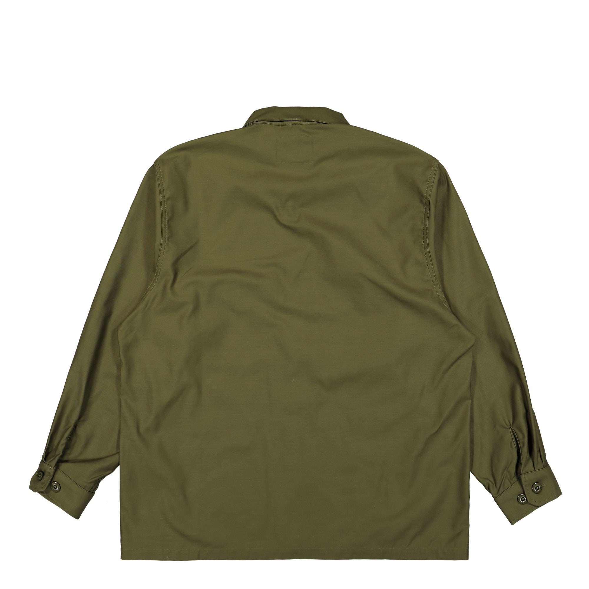 WTAPS CBW / LS / Cotton. Satin 242WVDT-SHM01 / Olive Drab | OVERKILL