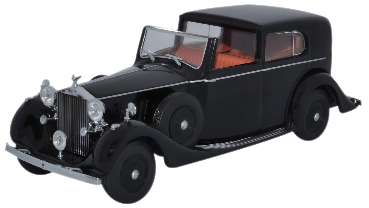 Oxford Diecast Rolls Royce Phantom III SdV HJ Mulliner Black - 1:43 Sc