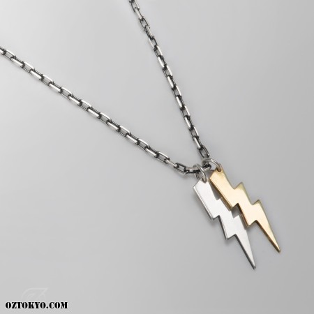 イナズマ（シルバー＆真鍮） | ペンダント、ネックレス＆チョーカー by