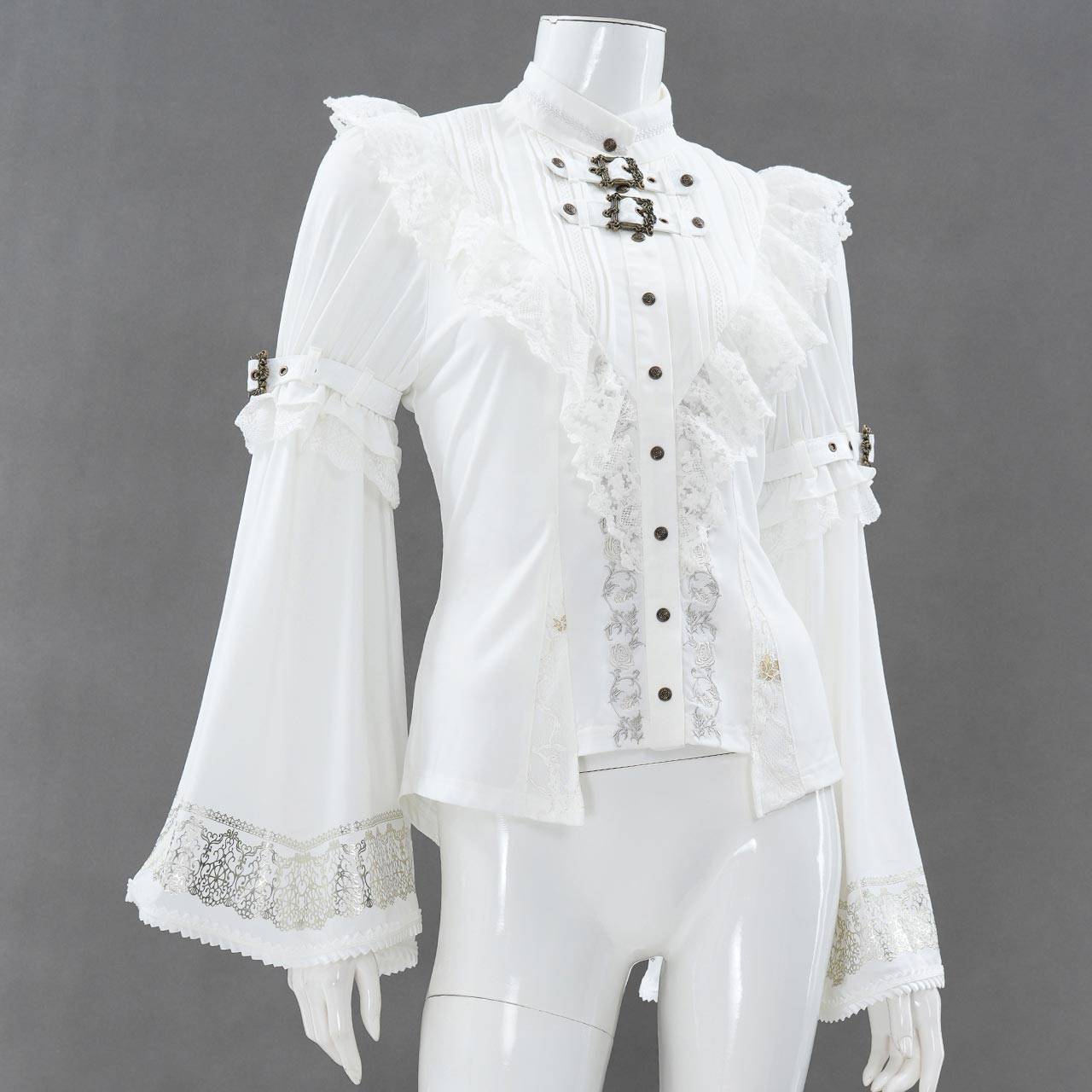 OZZON JAPAN / Larme d'Alice バックル2WAYブラウス