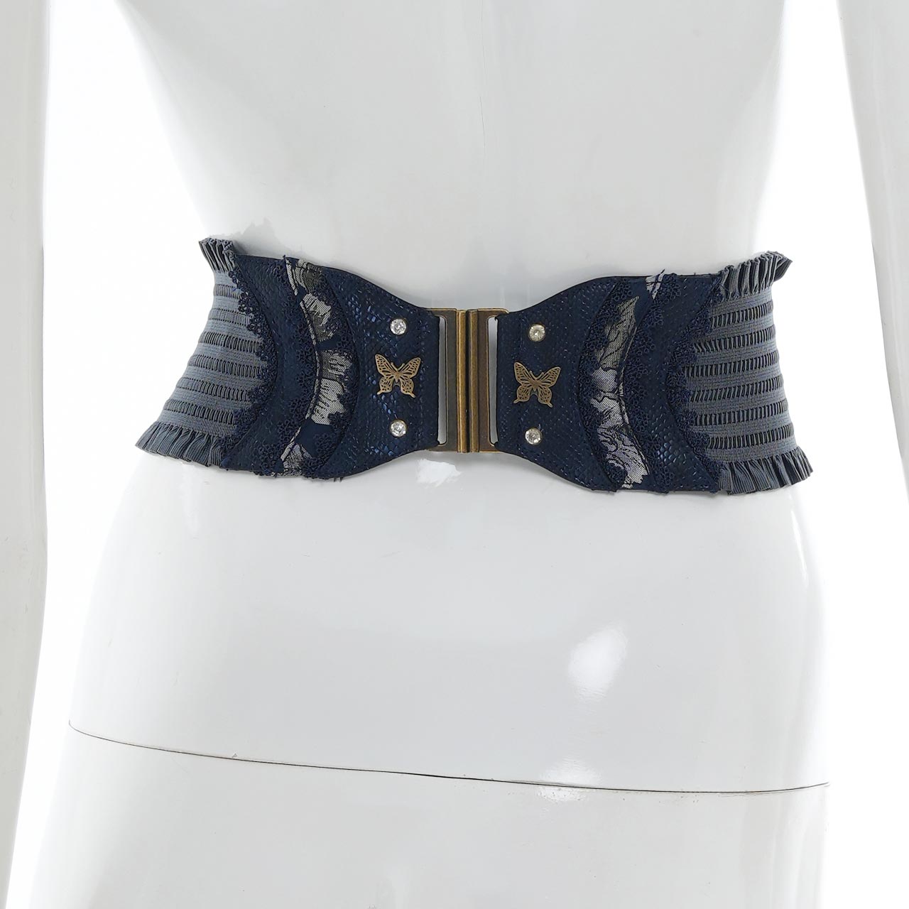 OZZON JAPAN / 鱗紋コルセットベルト