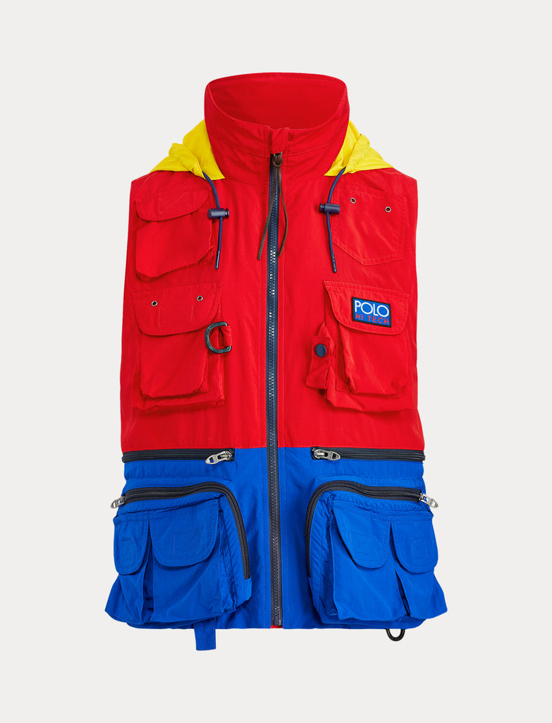 POLO RALPH LAUREN Hi Tech Water-Repellent Vest, Red – OZNICO