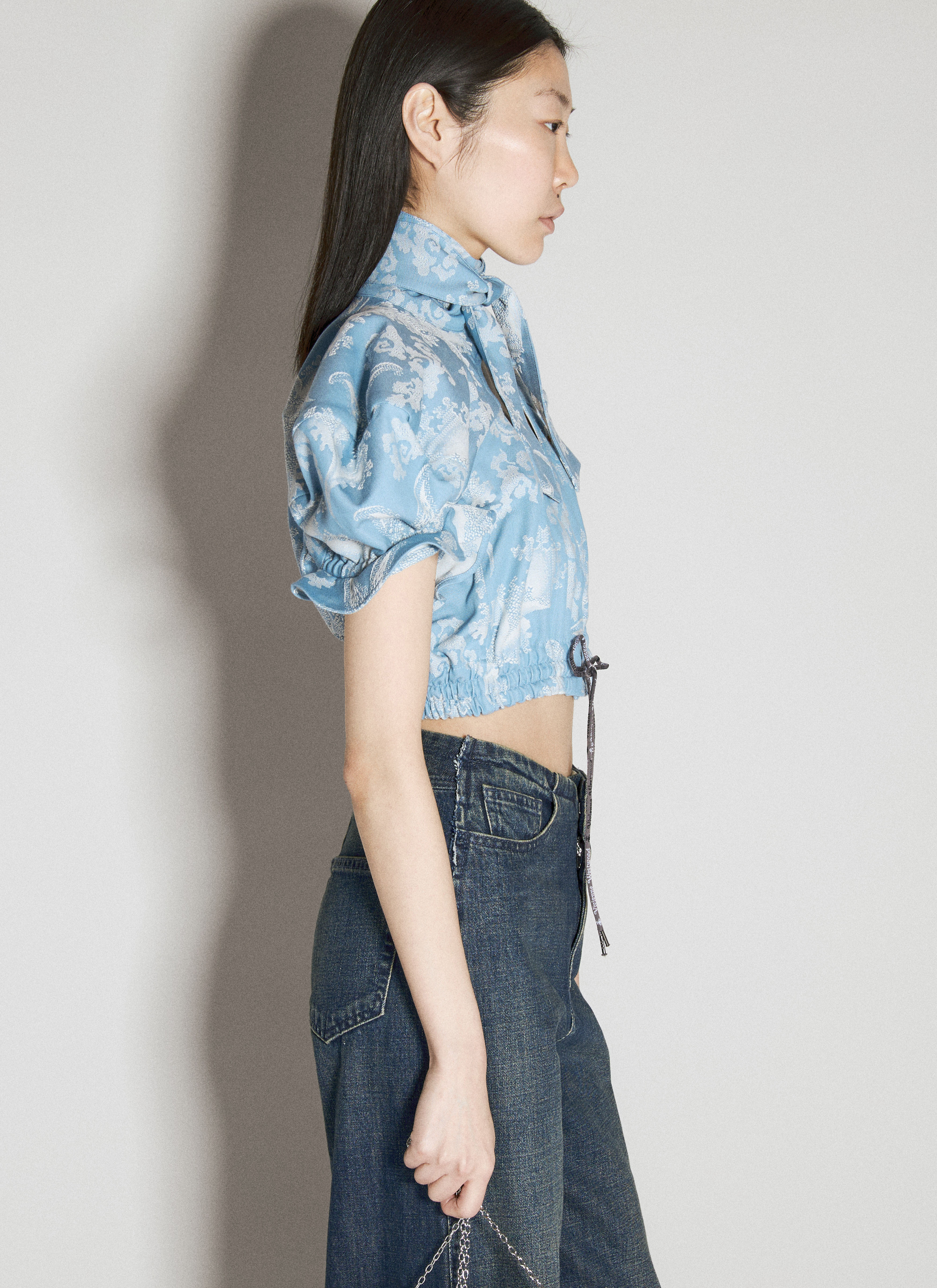 Vivienne Westwood レディース クロップドフットボールハートシャツ の