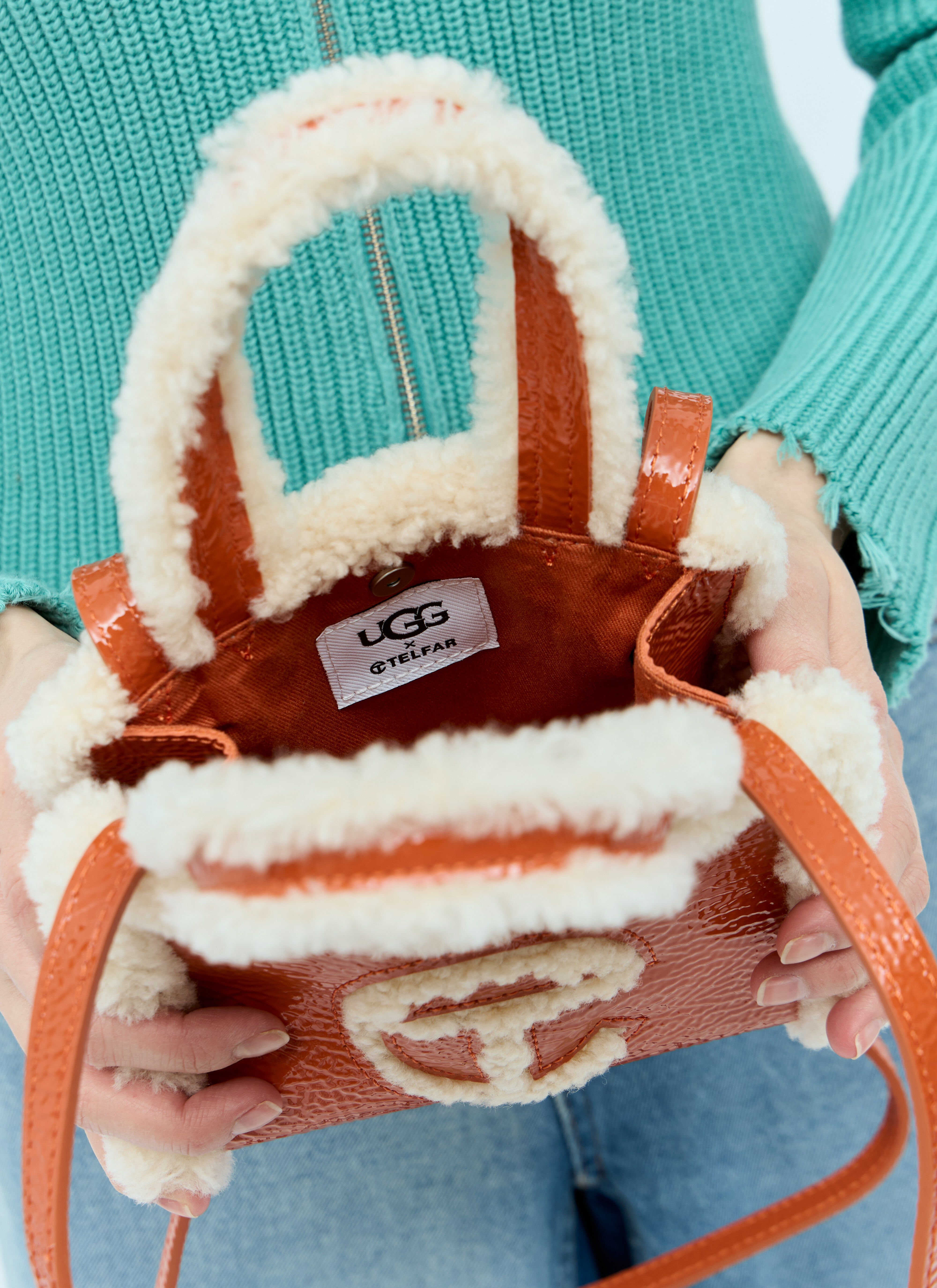 UGG x Telfar Women's' UGG x Telfar S Shopper Crinkle in Orange