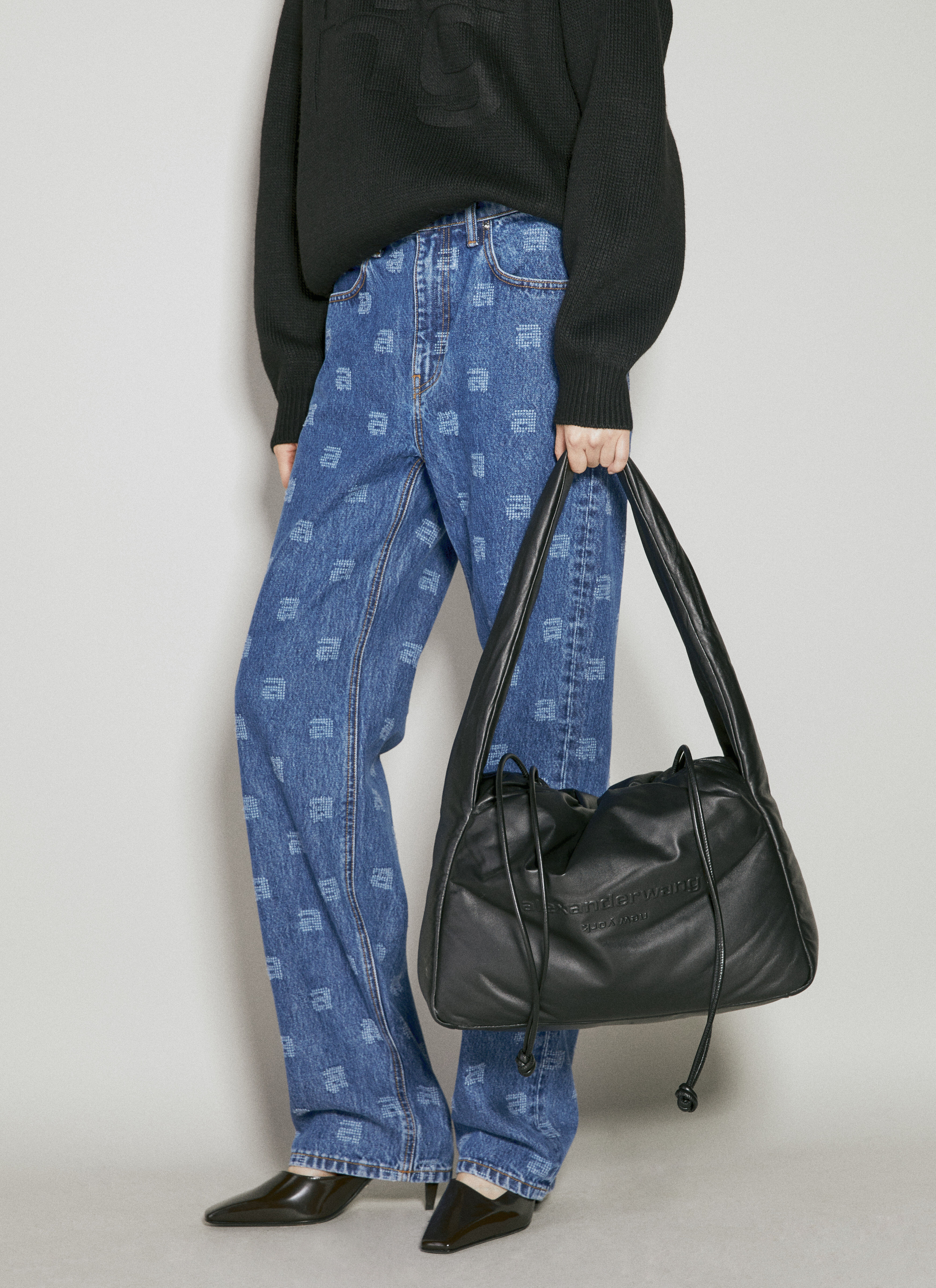 Alexander Wang Women's' Ryan Puff Large Shoulder Bag in Black | LN-CC®