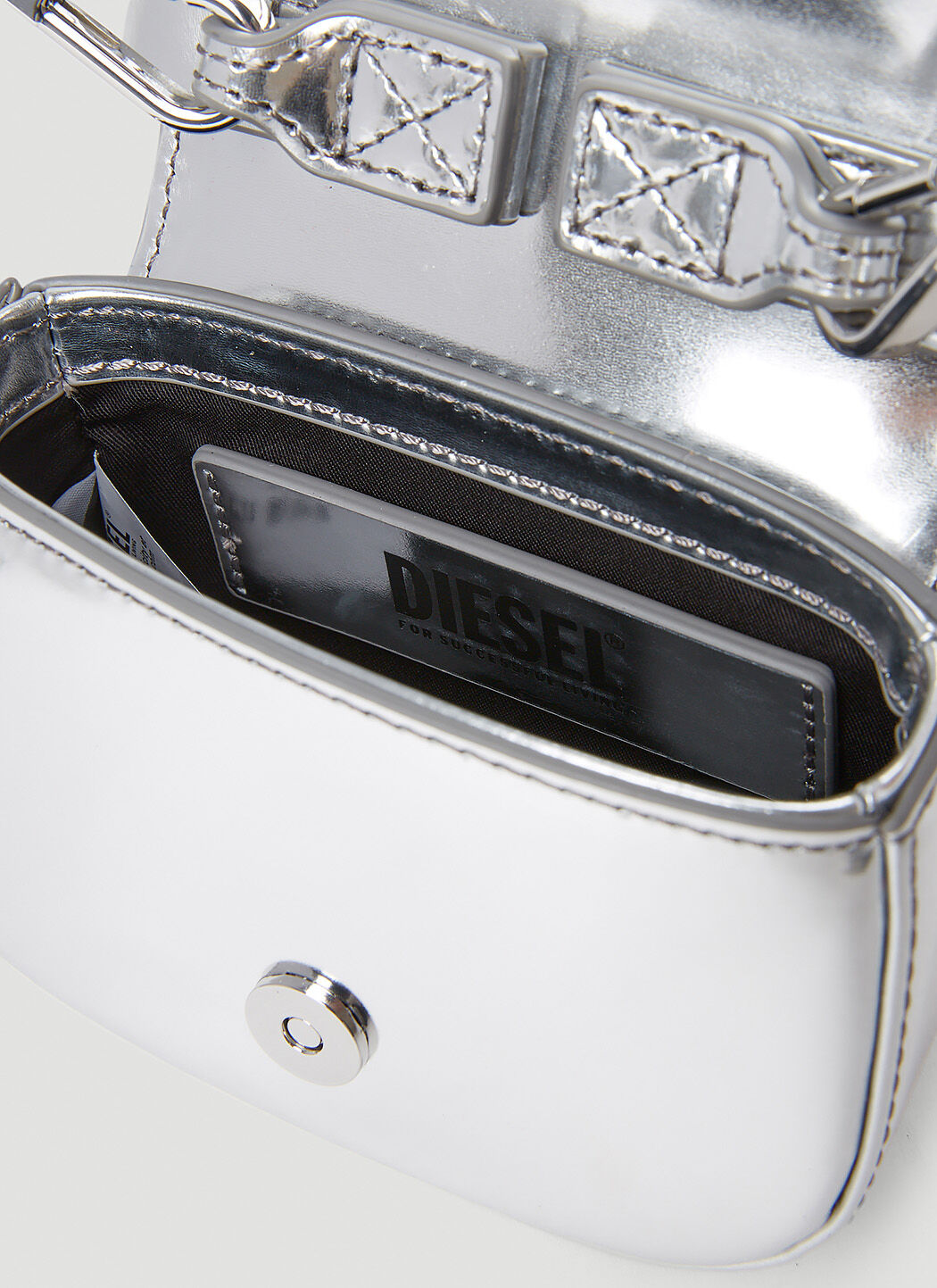 Diesel Women's' 1DR Shoulder Bag in Silver | LN-CC®