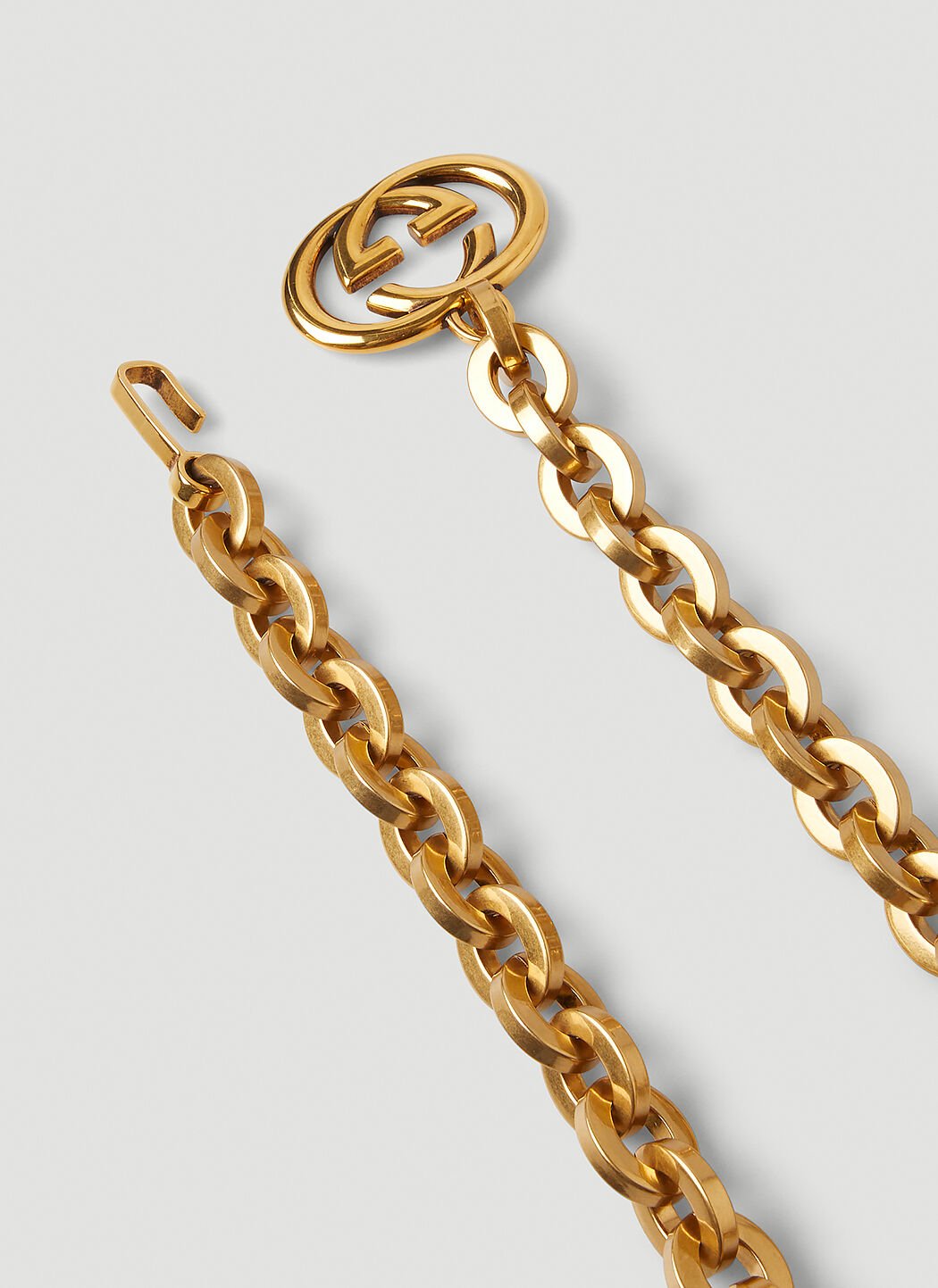 Gucci Interlocking G Chain Belt in Gold | LN-CC