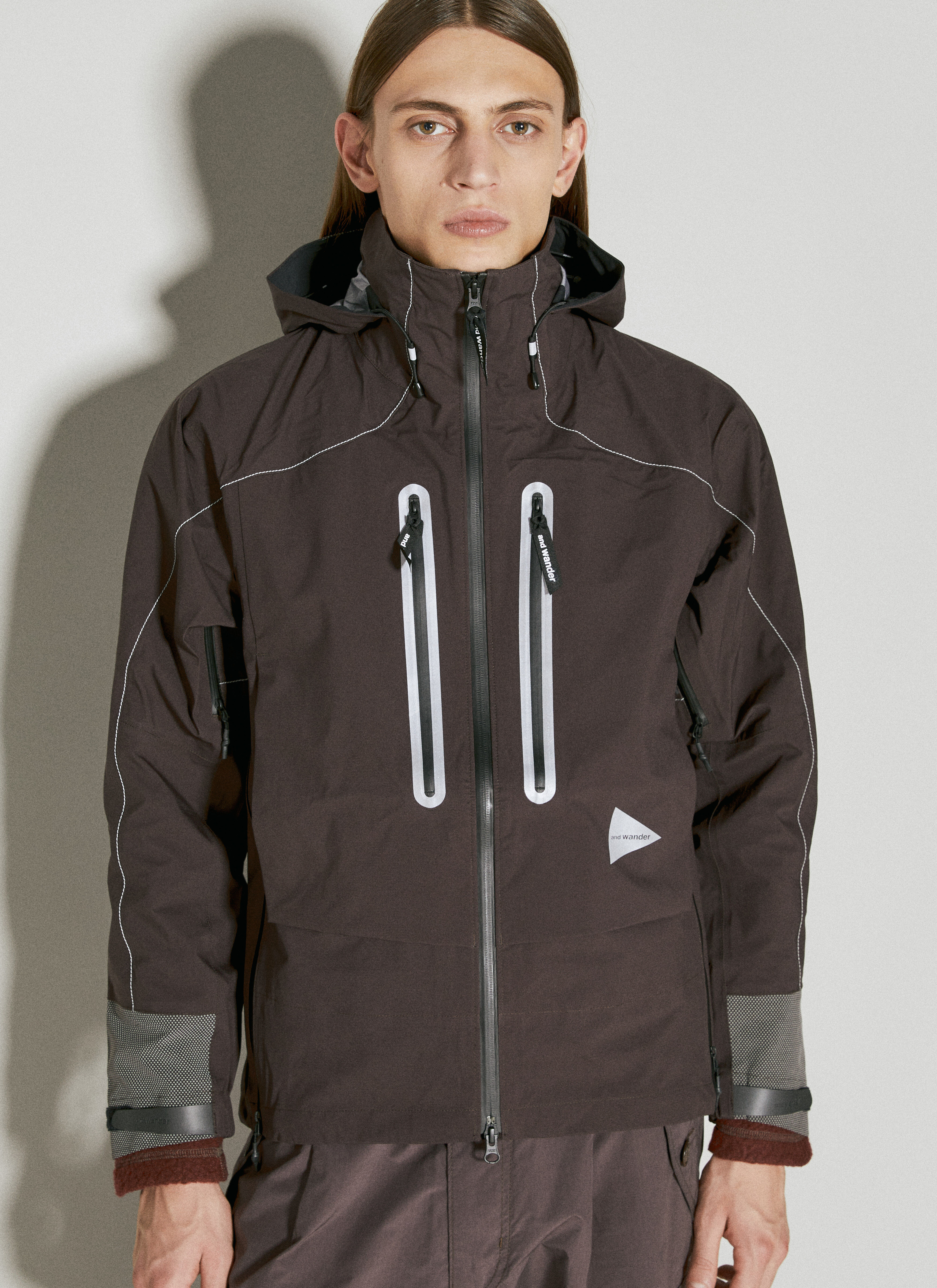 And Wander Men's' Pertex Shield Rain Jacket in Purple | LN-CC®