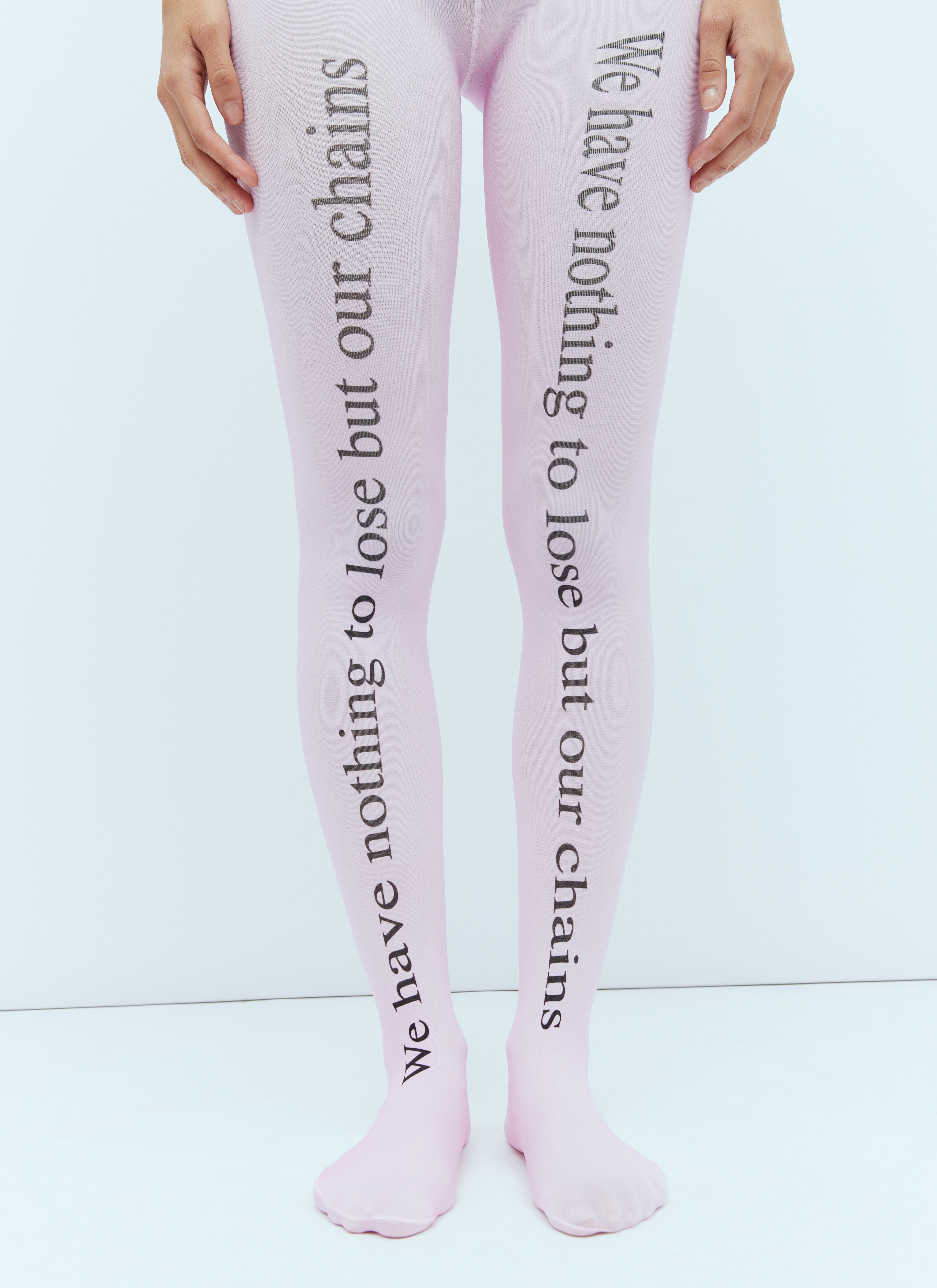 Praying Women's' Chain Tights in Pink | LN-CC®