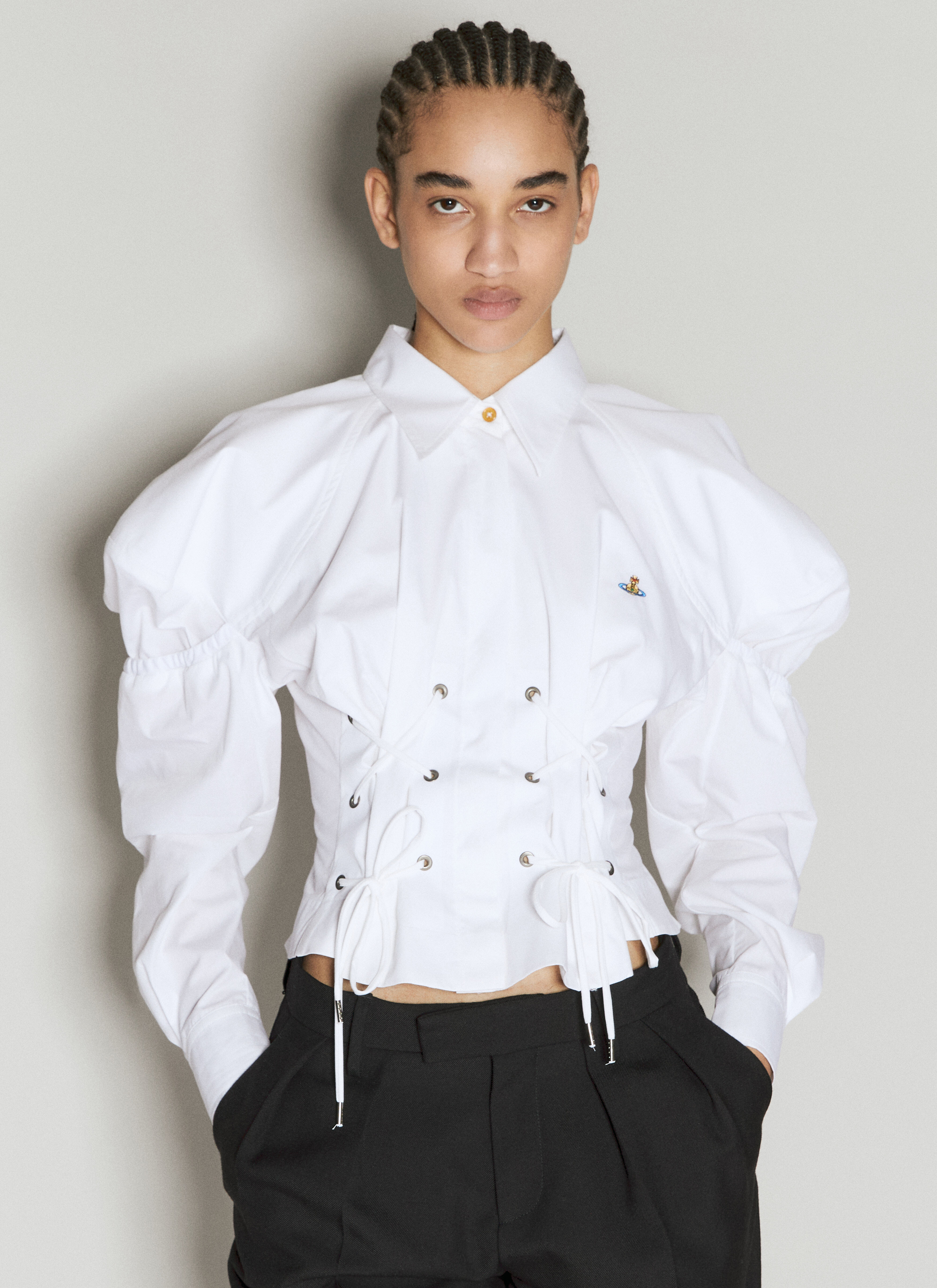 Vivienne Westwood Women's' Gexy Shirt in White | LN-CC®