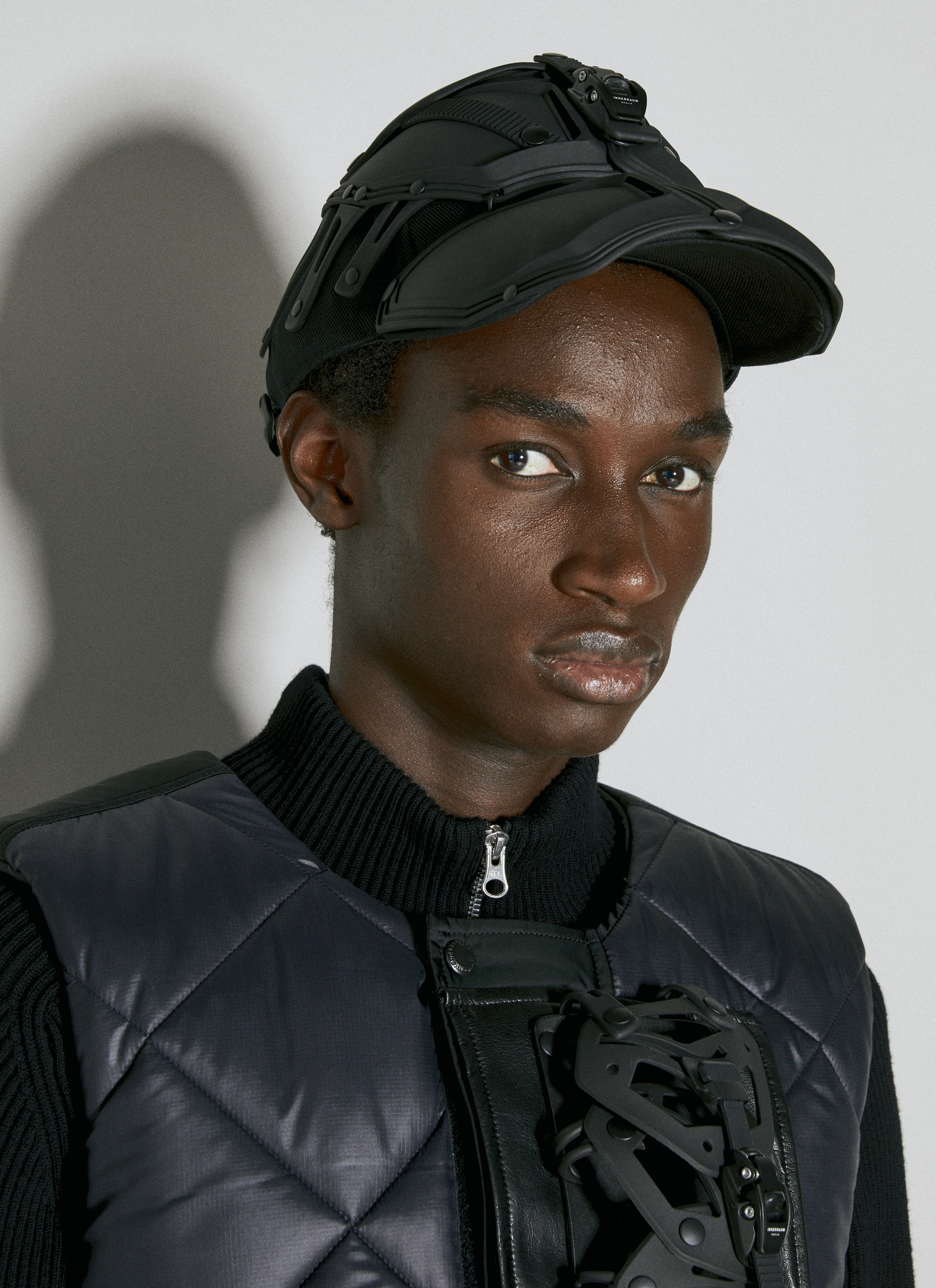 Innerraum Men's' Helmet Baseball Cap in Black | LN-CC®