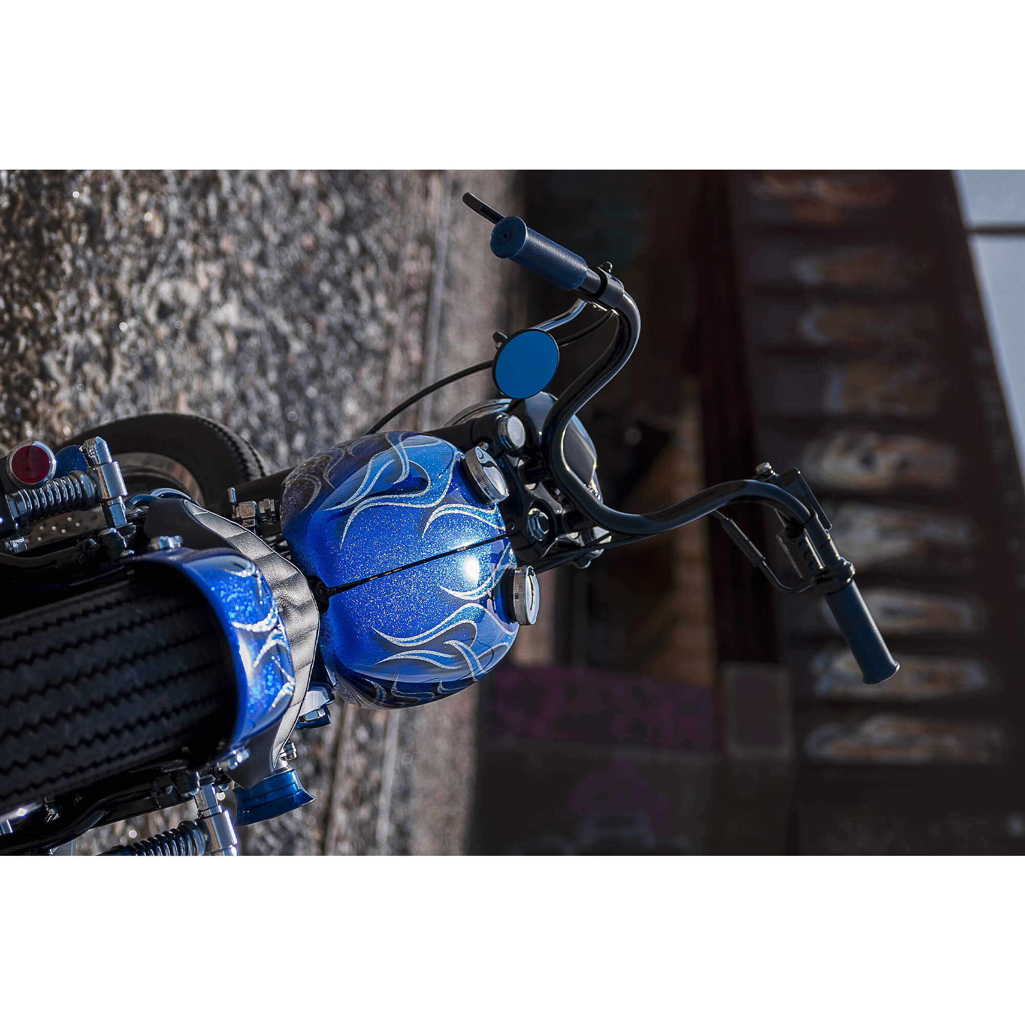 Lowbrow Customs WX Split Gas Tanks - Bolt-On for 1936 - 1984 Big