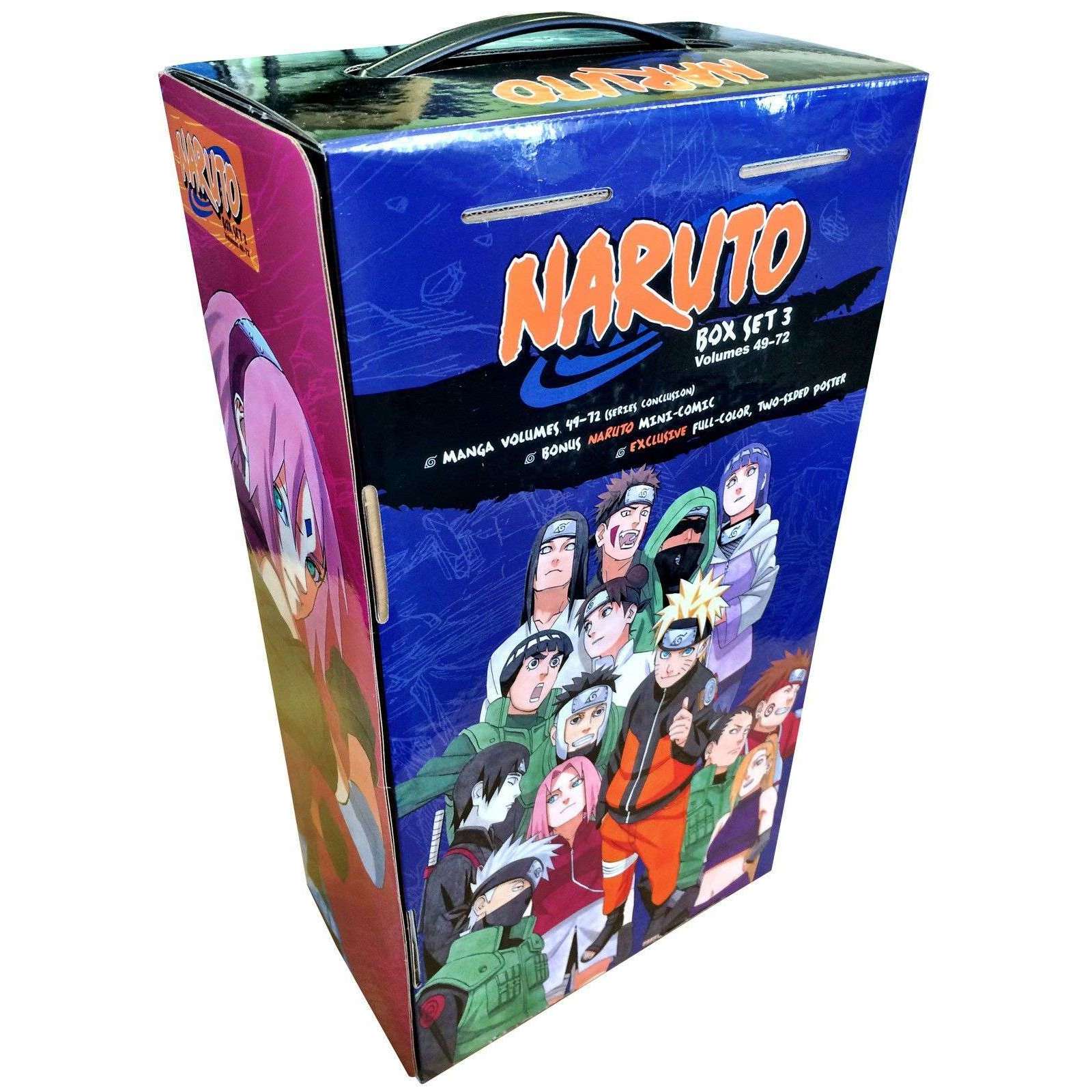 Naruto Box Set 3: Volumes 49-72 Children Graphical Books Box Set