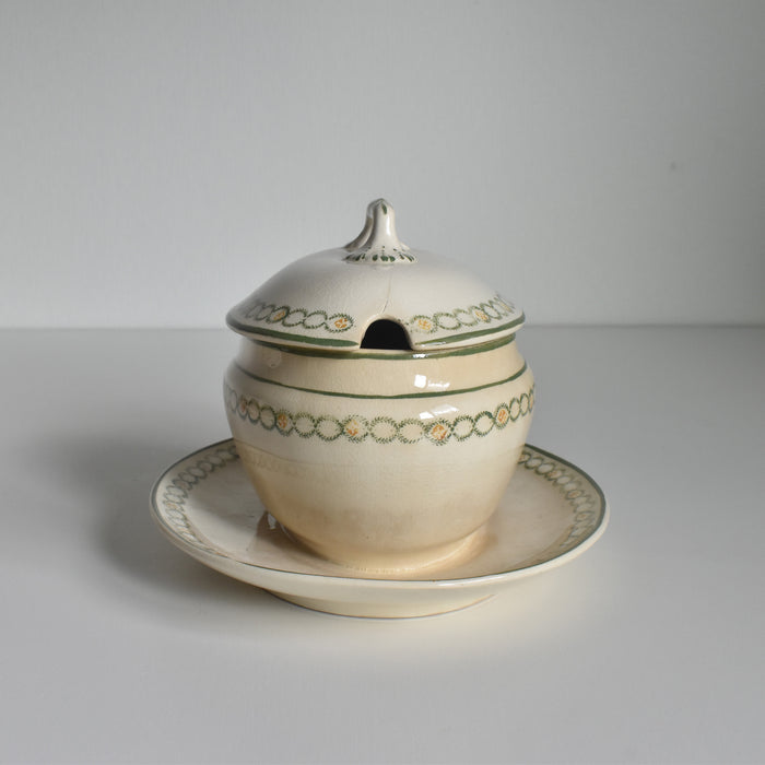 アンティークソーシエール 蓋付き ロンウイー — Loane Interior