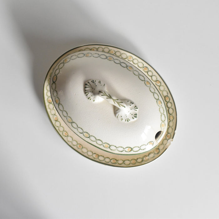 アンティークソーシエール 蓋付き ロンウイー — Loane Interior