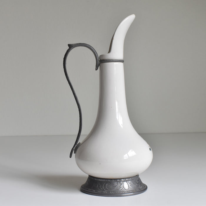 ヴィンテージ ピューター＆陶器 水差し — Loane Interior