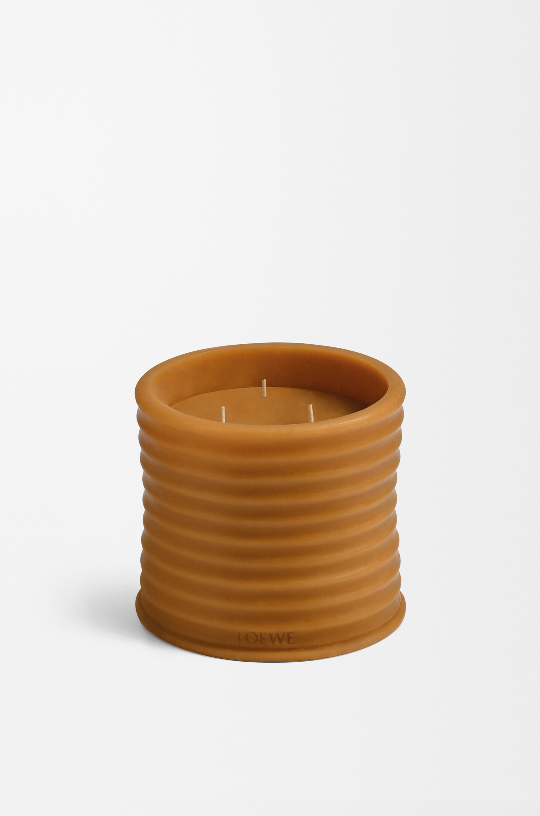 ブロンズ ビーワックス キャンドル ミディアム イエロー - LOEWE Japan