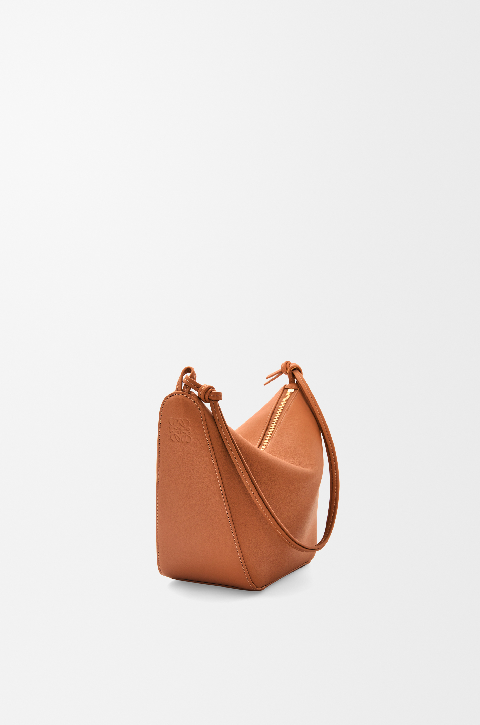 Mini Hammock hobo in classic calfskin Brown - LOEWE