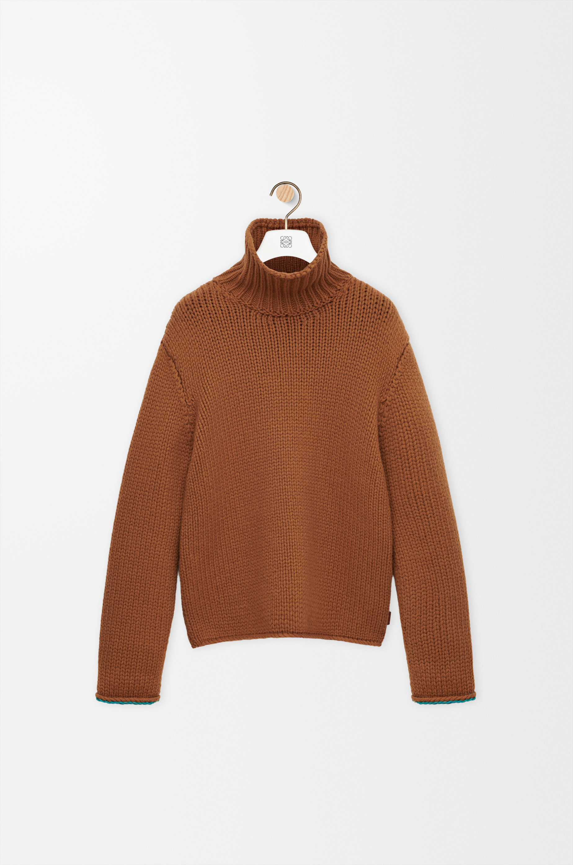 タートルネック セーター（ウール） ブラウン - LOEWE Japan official