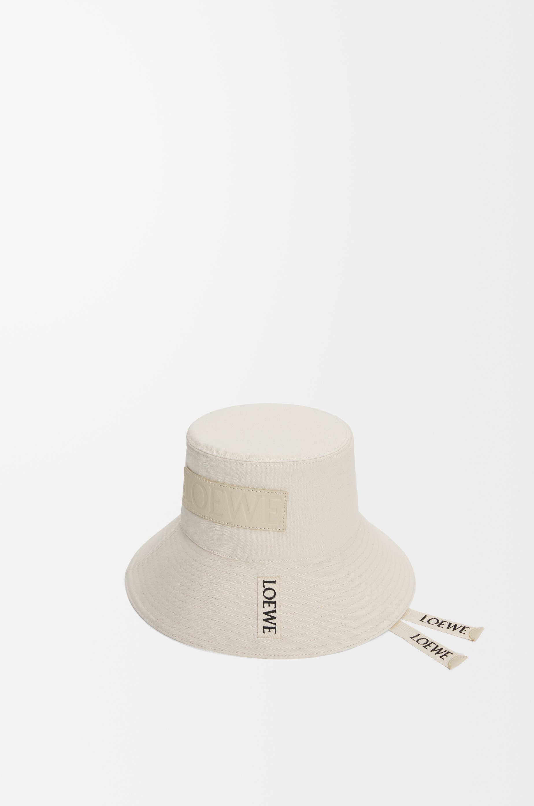 フィッシャーマンハット（キャンバス） ホワイト - LOEWE Japan