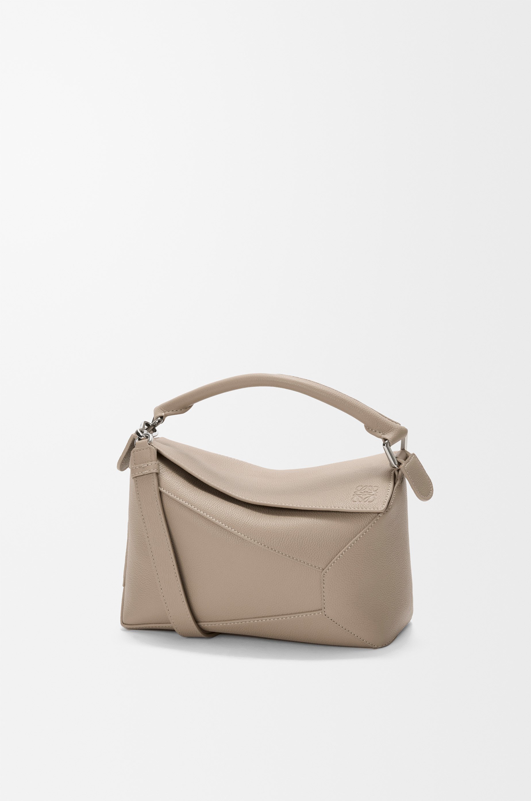 Small Puzzle Edge bag in soft grained calfskin Brown - LOEWE USA