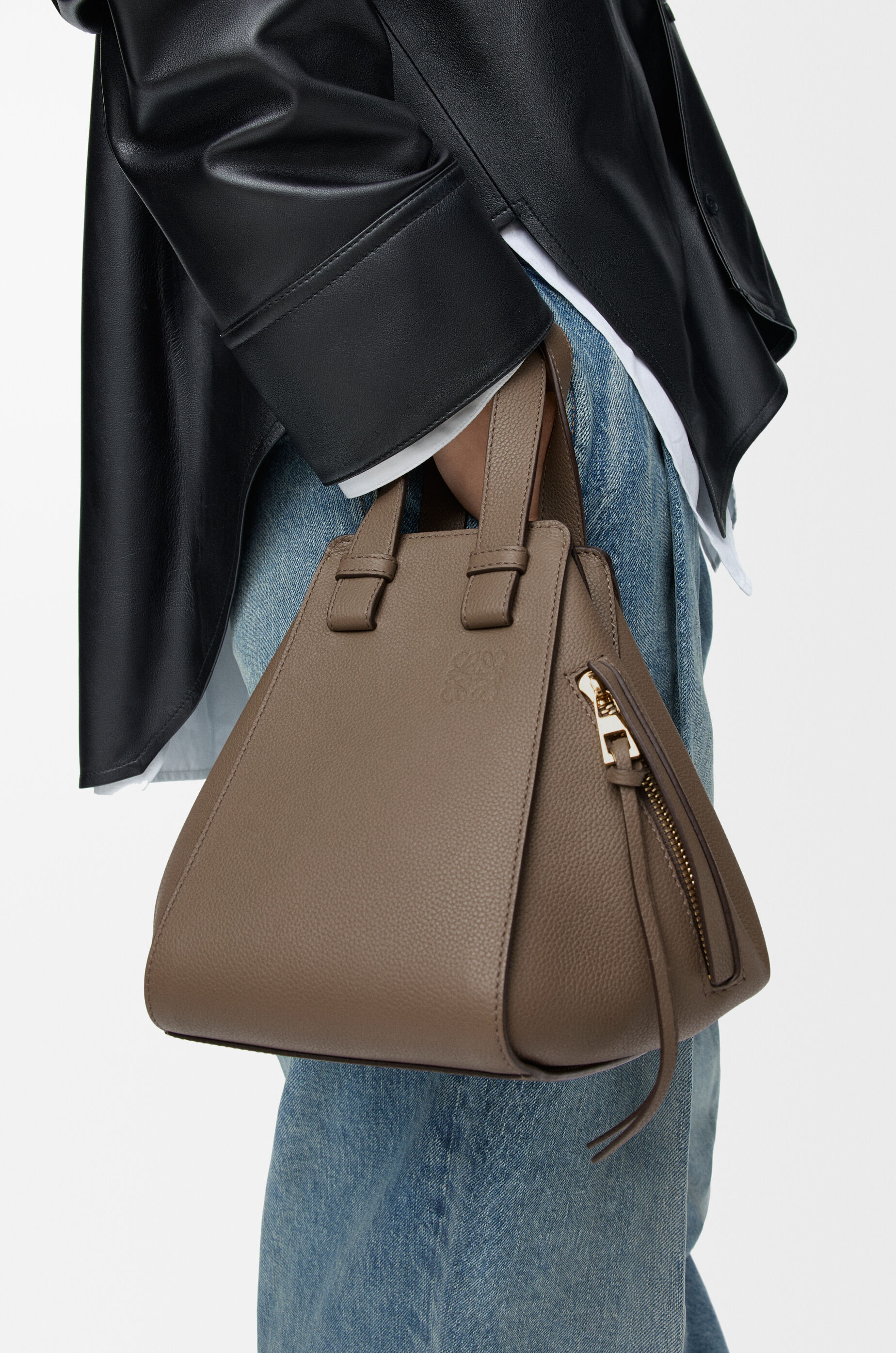 ハンモックバッグ コンパクト（ソフトグレインカーフ） ブラウン