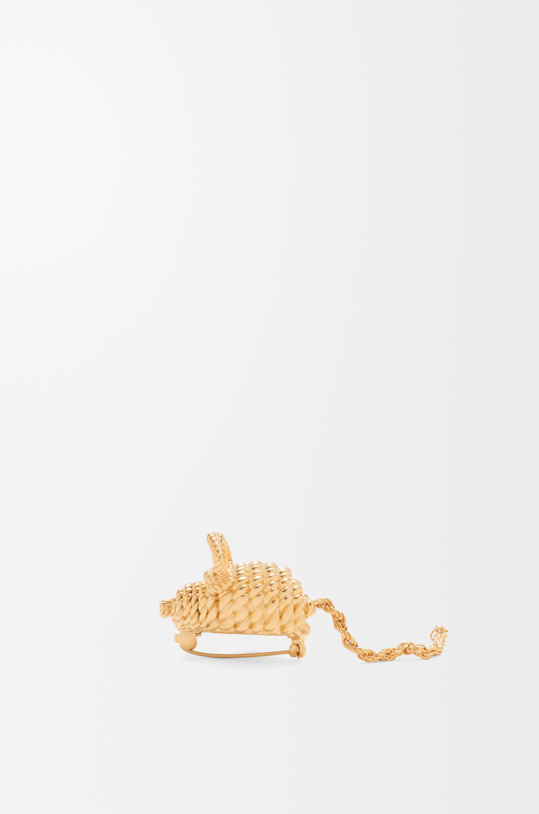 Mouse brooch Gold - LOEWE USA Official Website