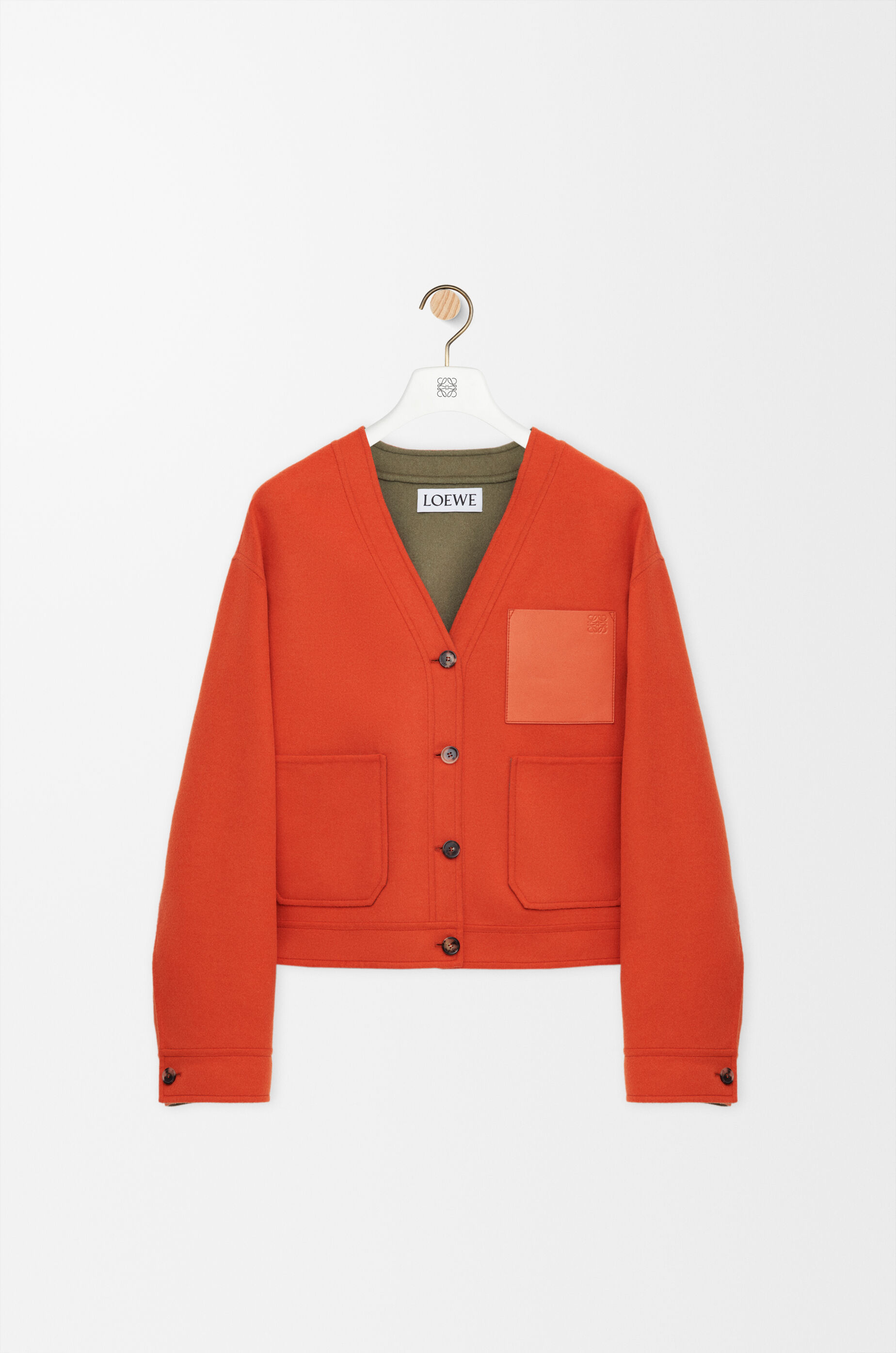 カーディガン（ウール&カシミヤ） グリーン - LOEWE Japan official