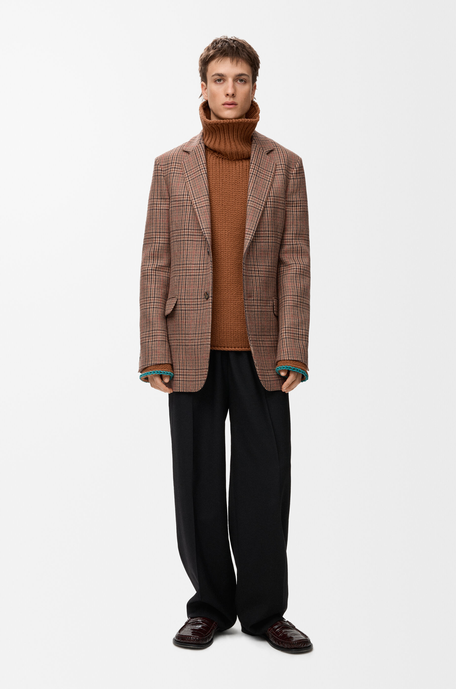 タートルネック セーター（ウール） ブラウン - LOEWE Japan official