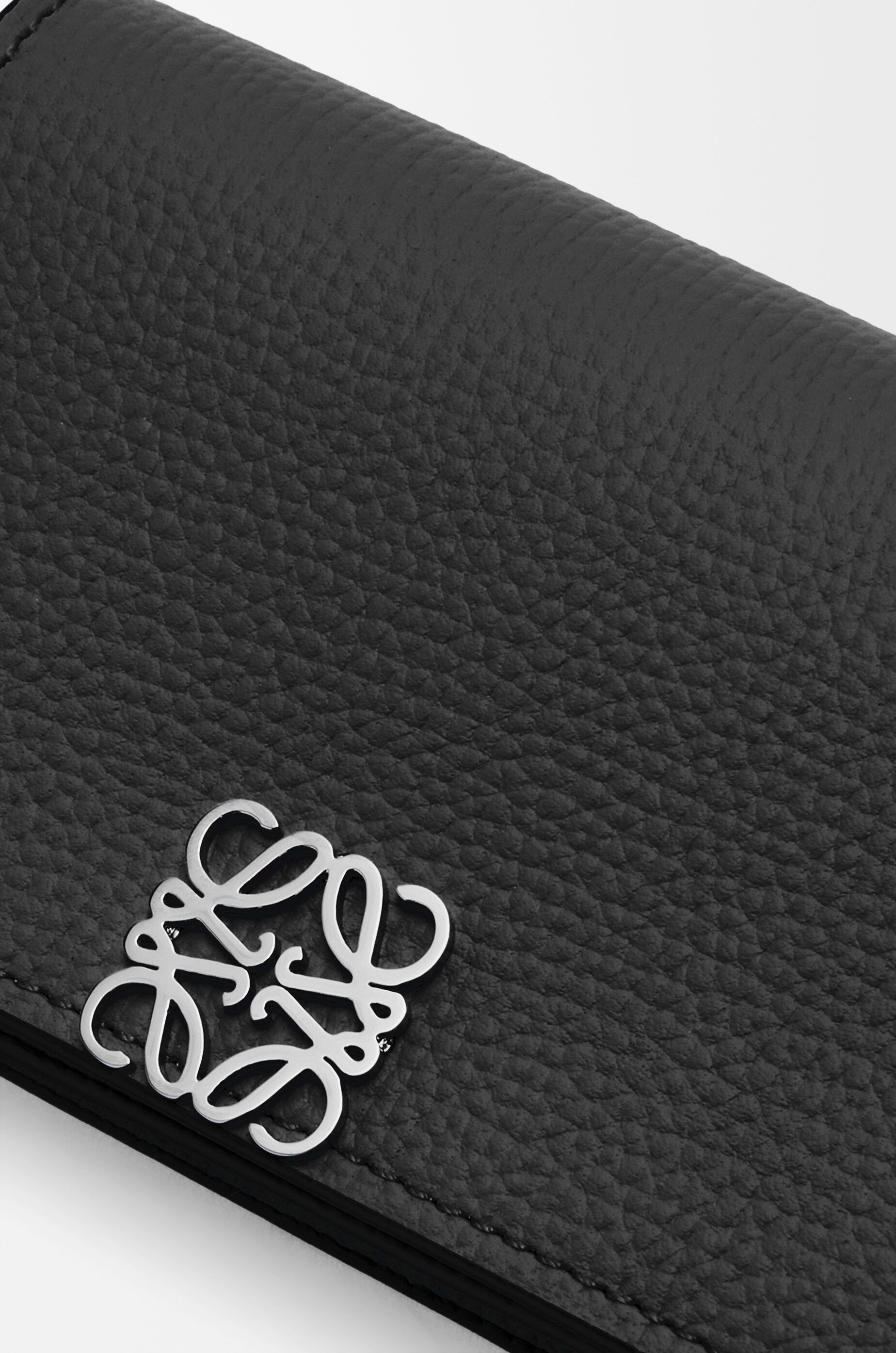 アナグラム ビジネスカードホルダー（ペブルグレインカーフ） ブラック