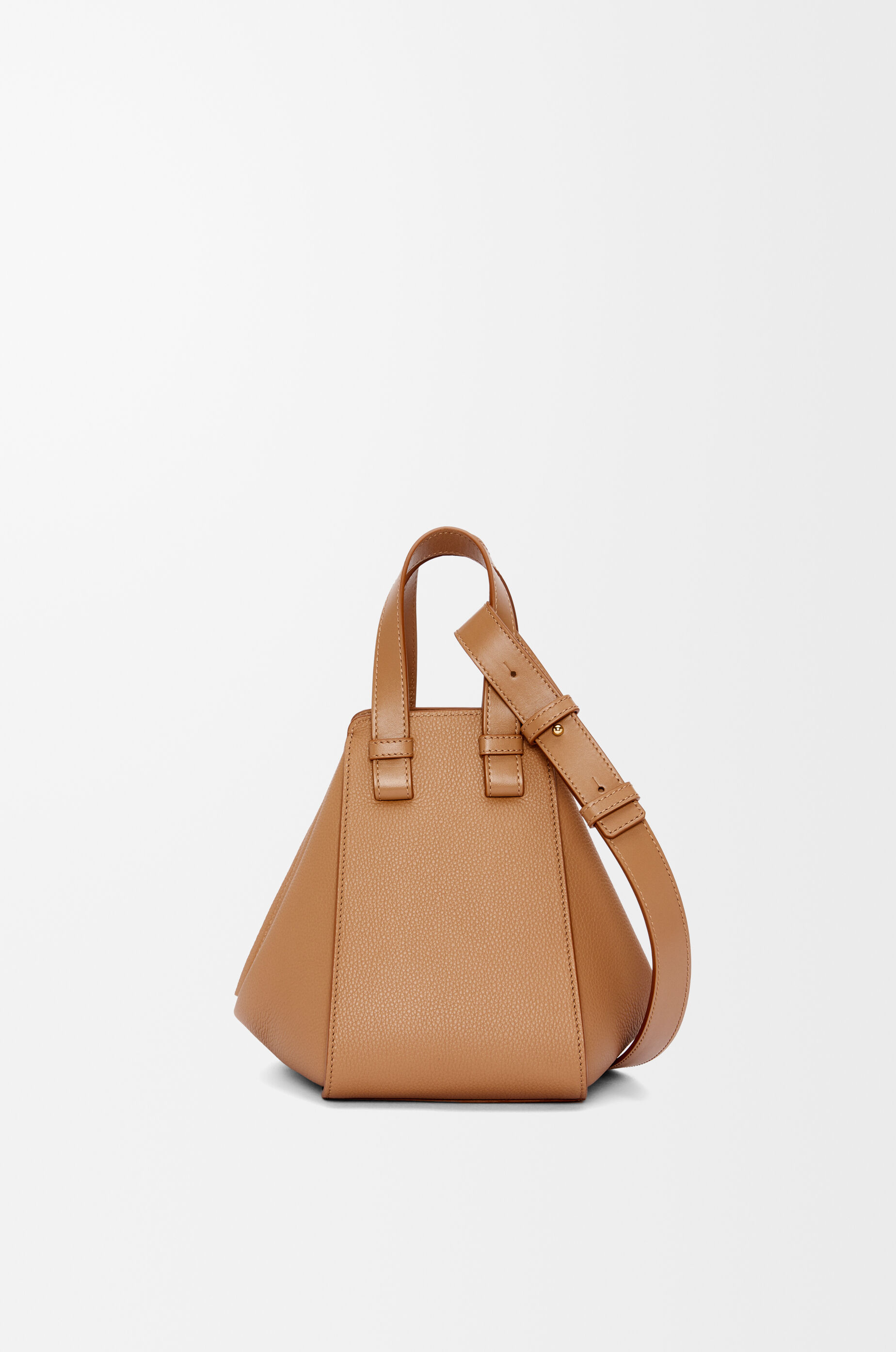 Compact Hammock bag in soft grained calfskin Brown - LOEWE USA