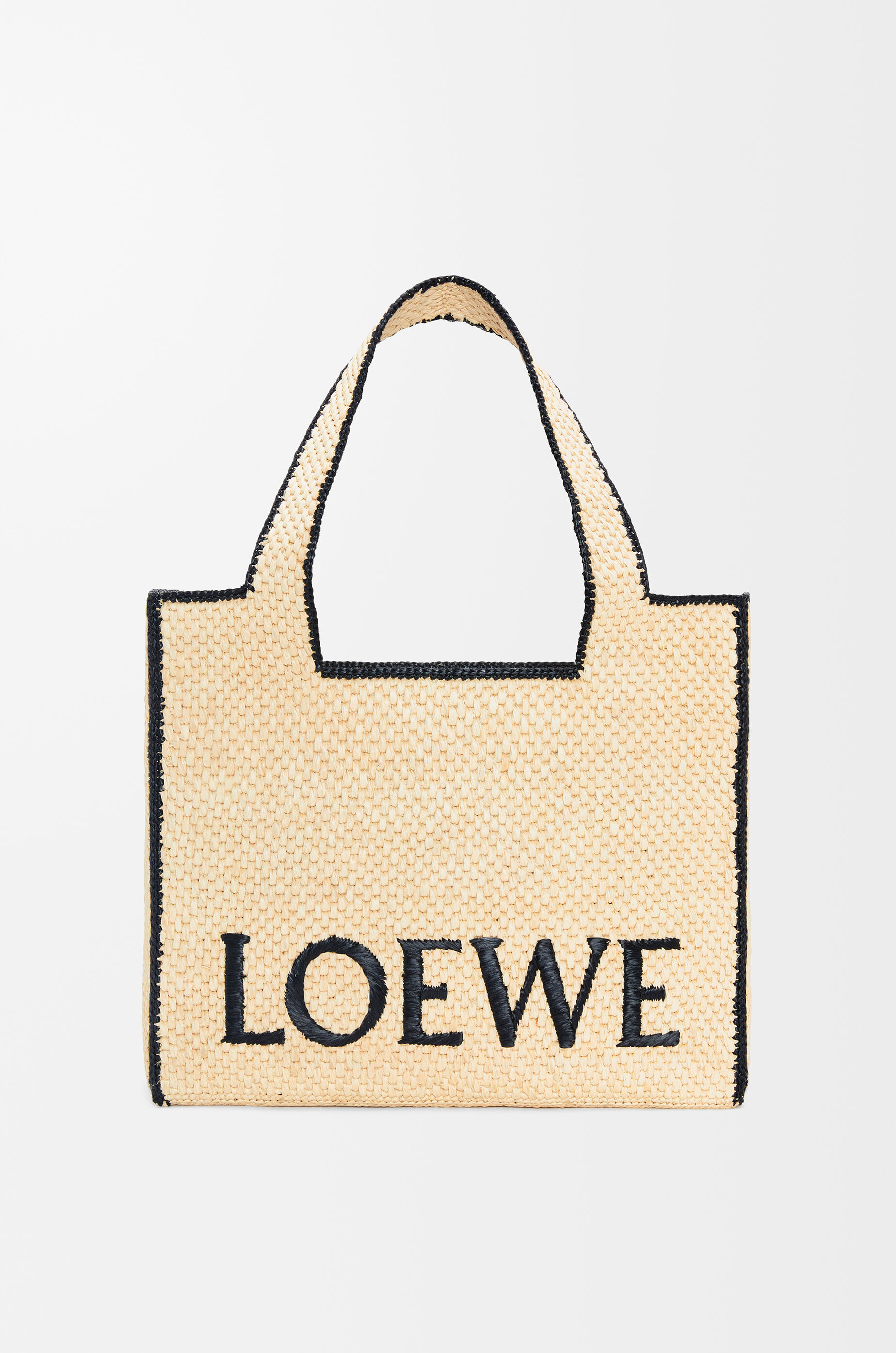 ロエベフォント トート ラージ（ラフィア） ベージュ - LOEWE Japan