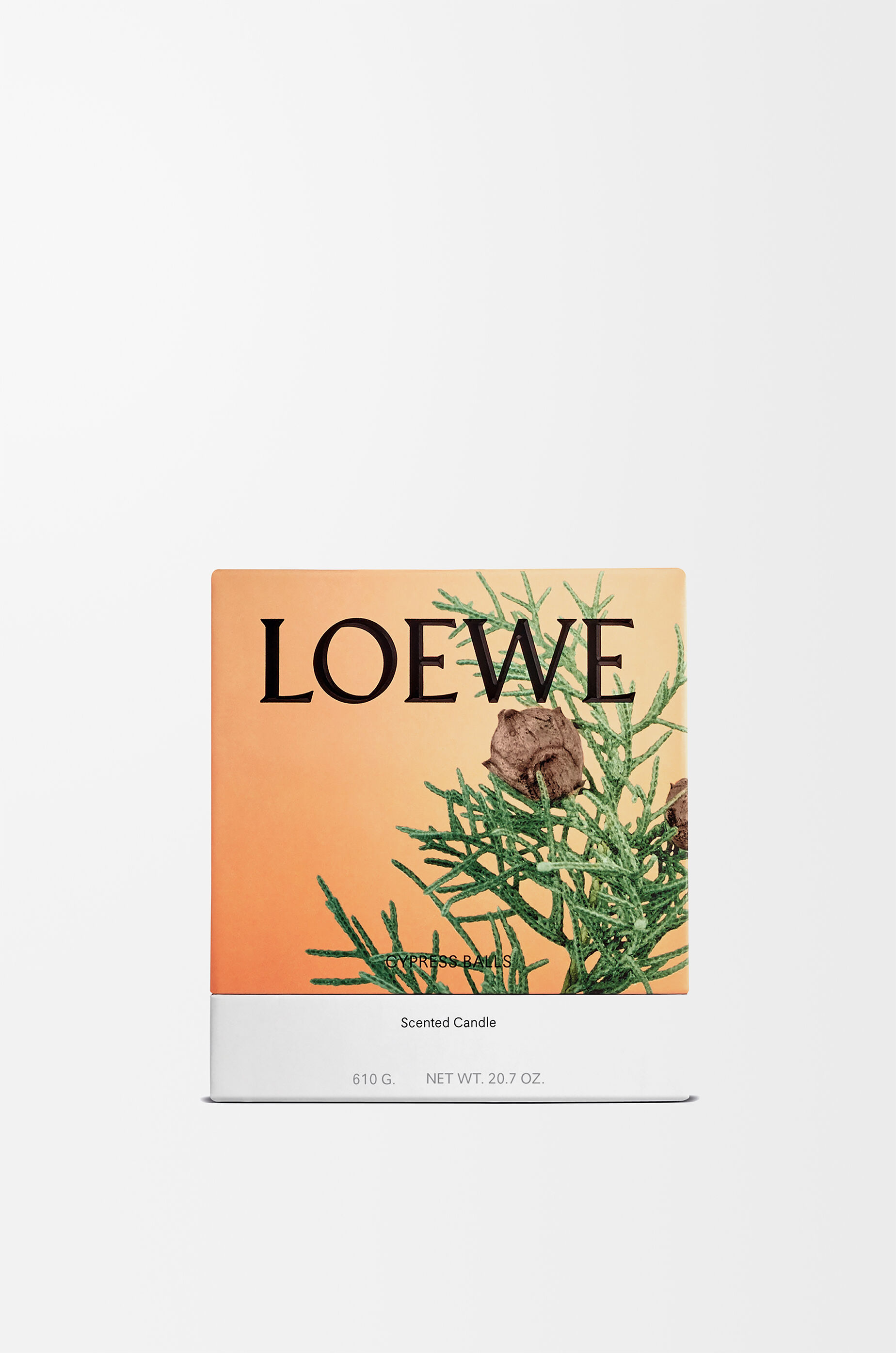 サイプレスボール キャンドル ミディアム ブルー - LOEWE Japan