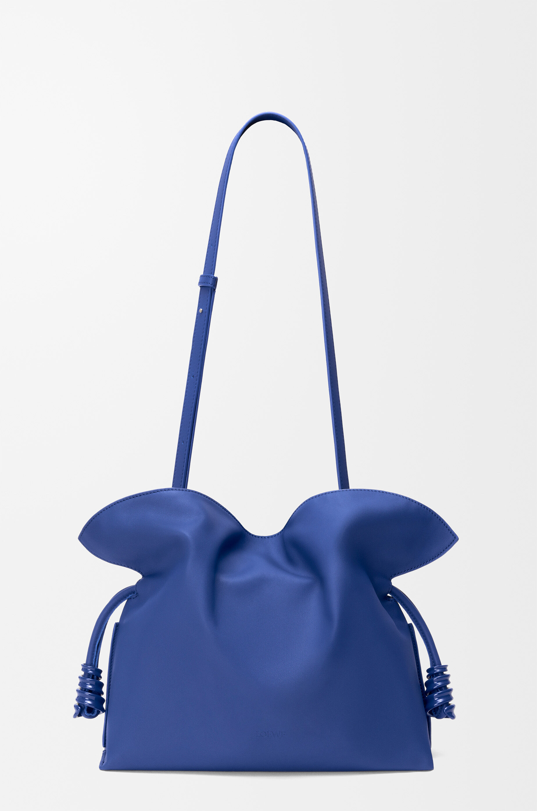 コイル フラメンコクラッチ ミディアム（ナパカーフ） ブルー - LOEWE