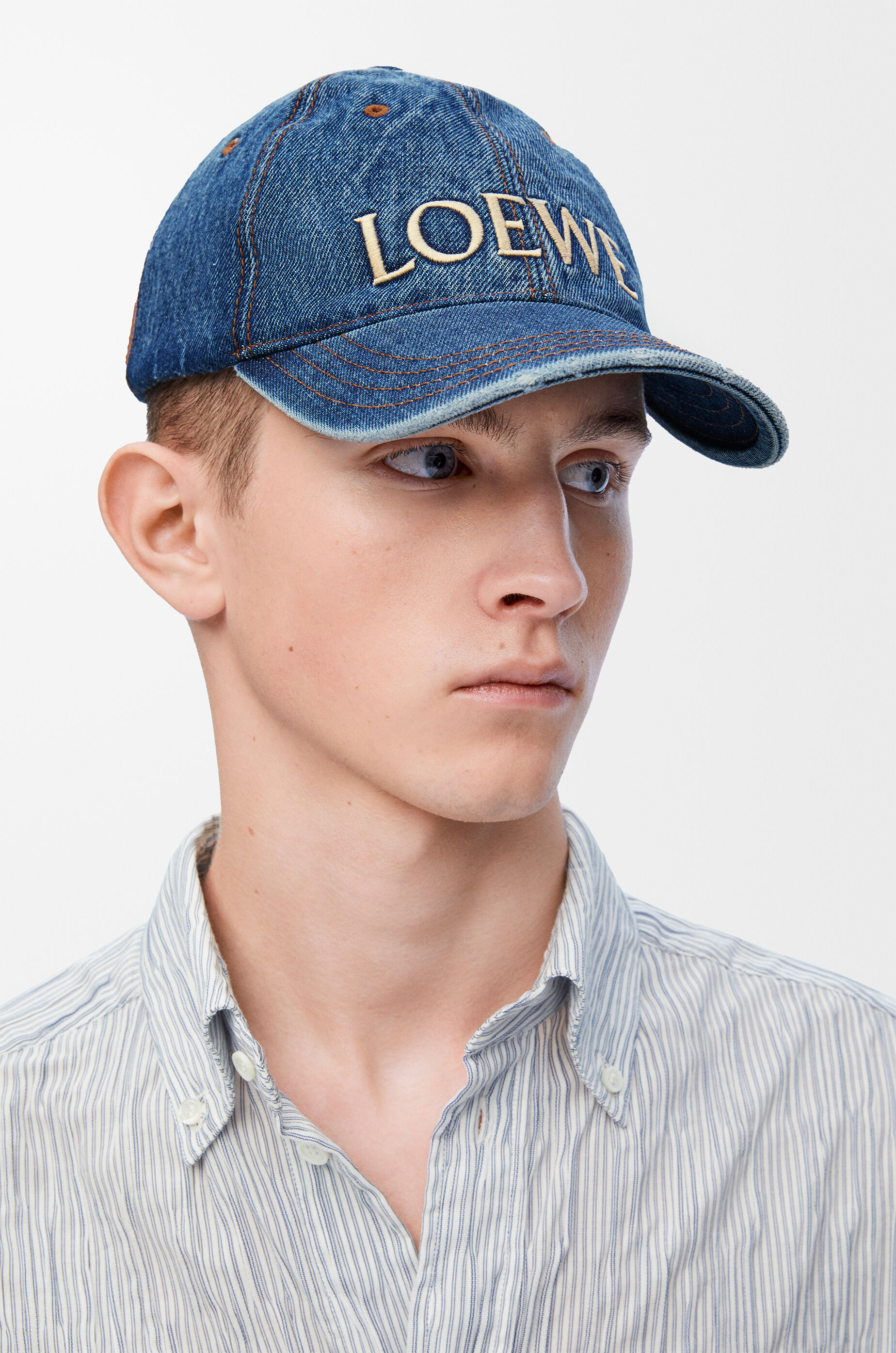 ロエベ キャップ（デニム） ブルー - LOEWE Japan official website