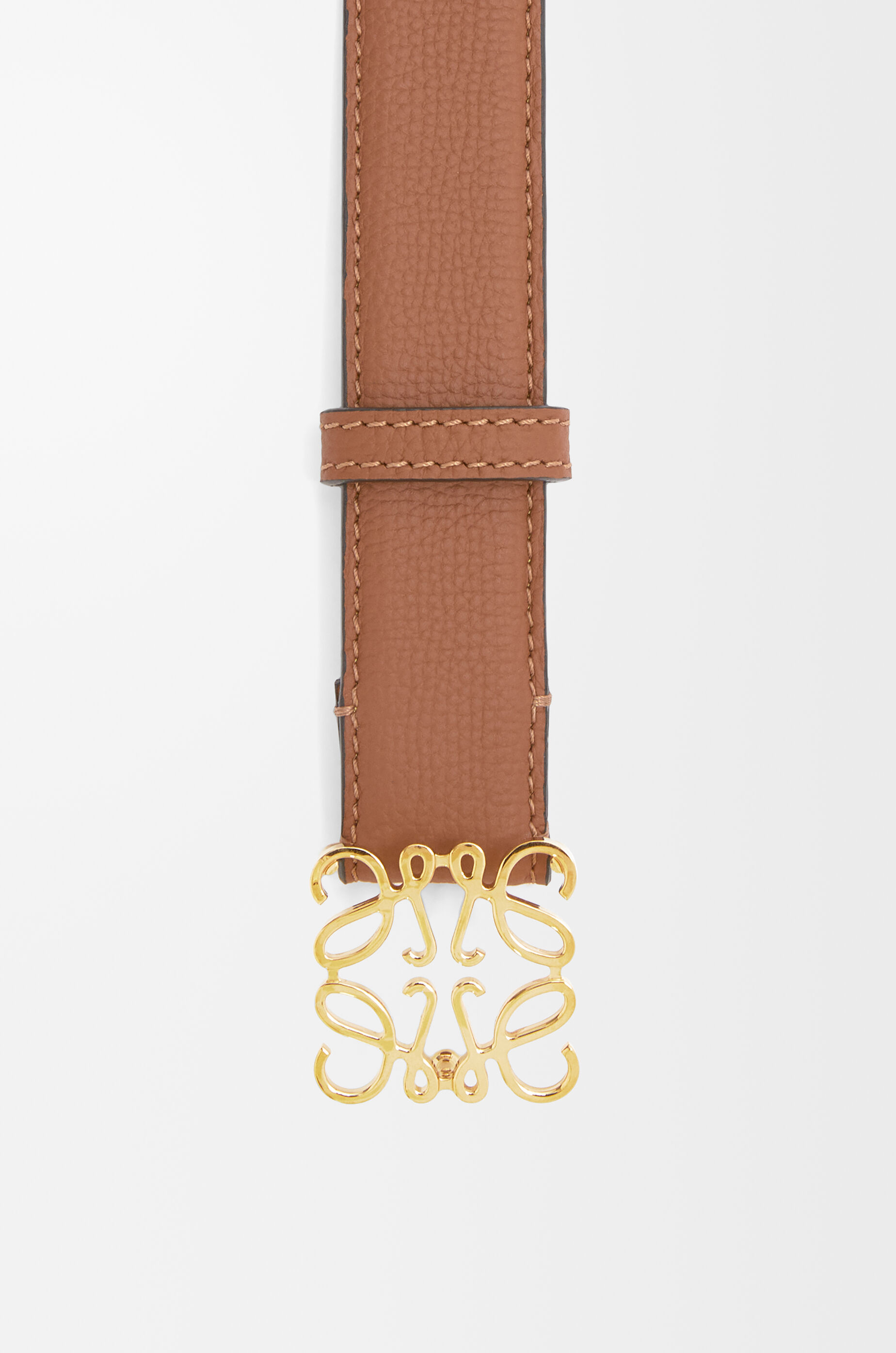 アナグラム ベルト (ペブルグレインカーフ) ブラウン - LOEWE Japan